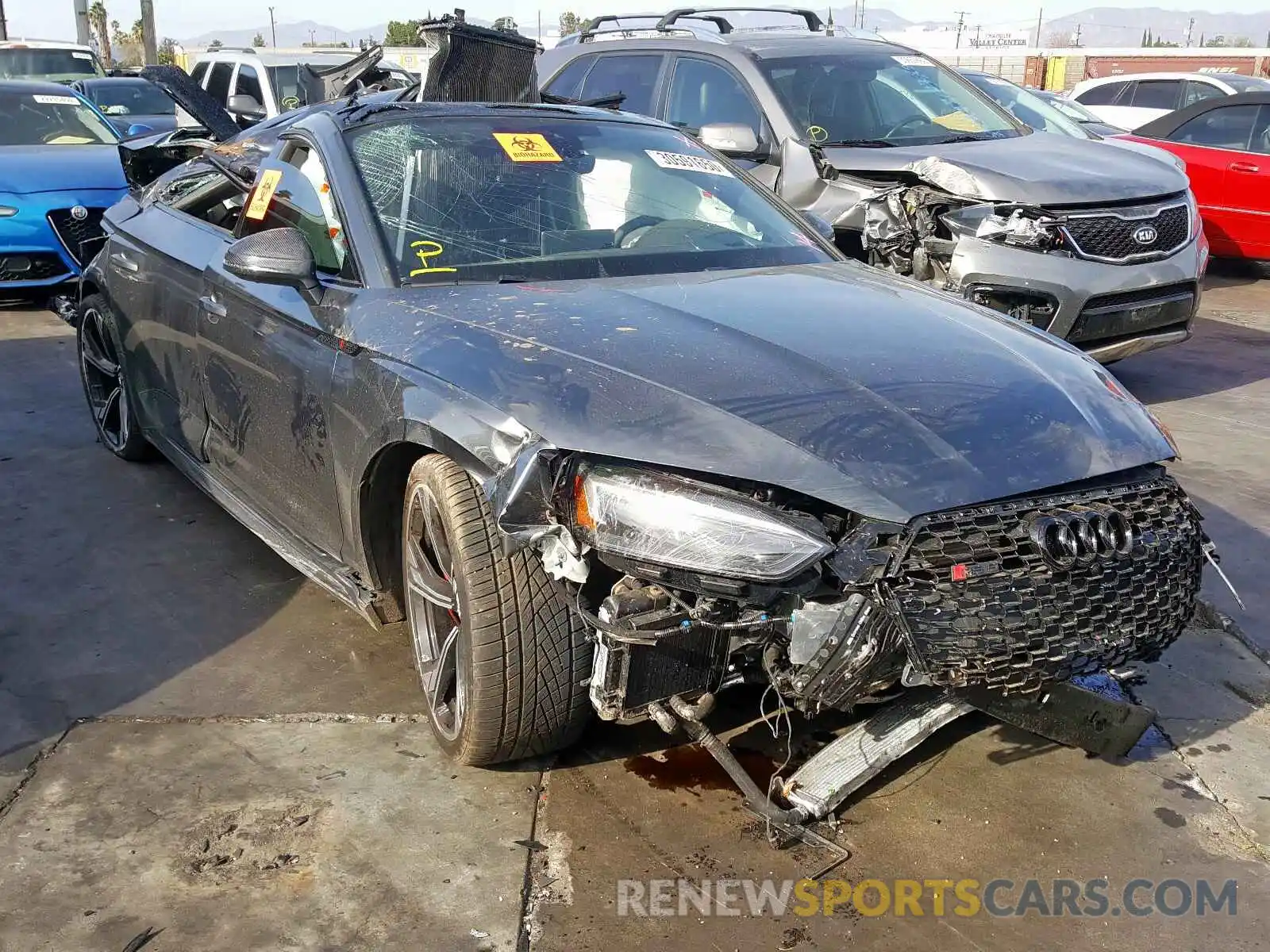 1 Photograph of a damaged car WUABWCF54KA905479 AUDI S5/RS5 2019