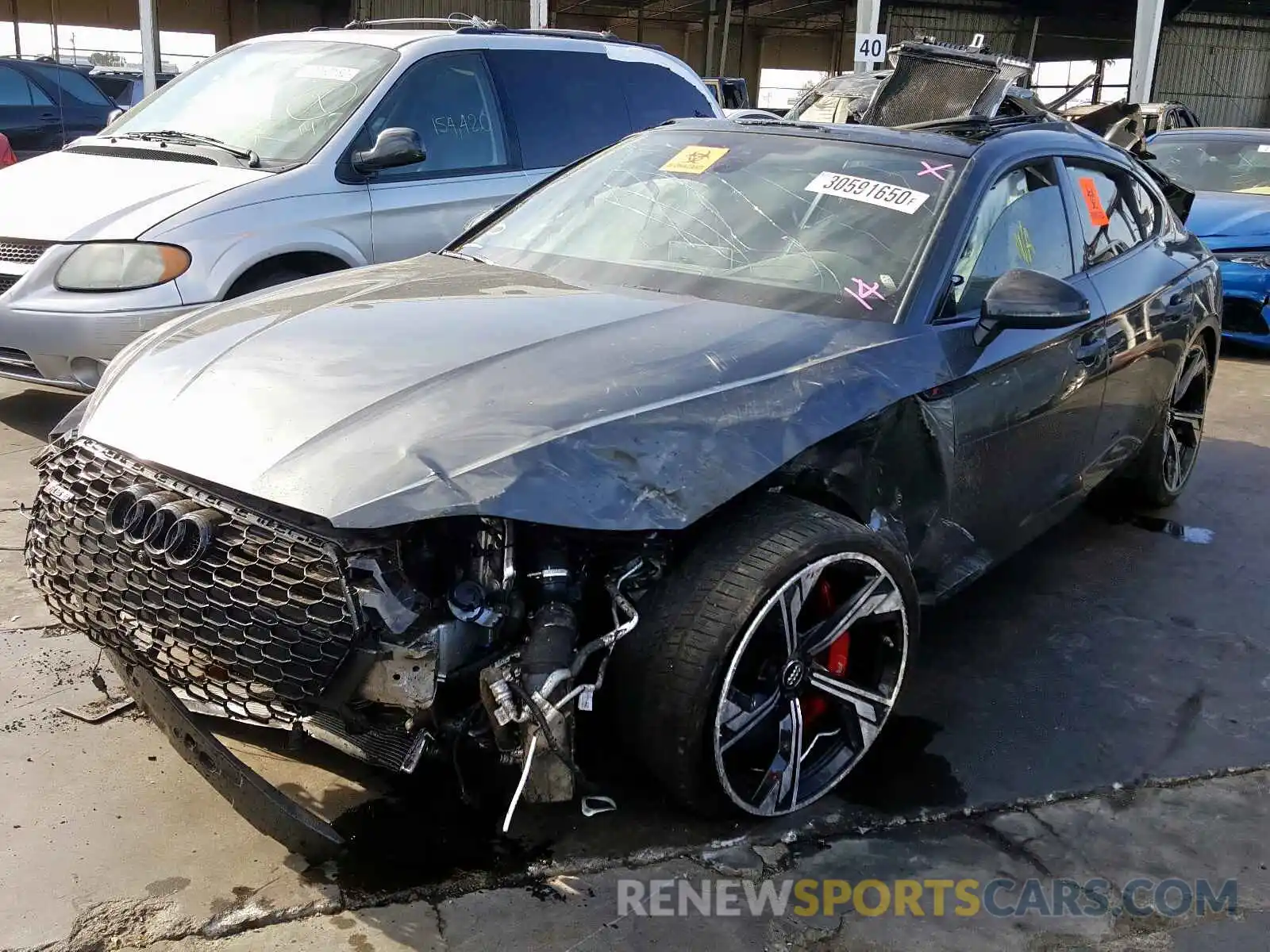 2 Photograph of a damaged car WUABWCF54KA905479 AUDI S5/RS5 2019