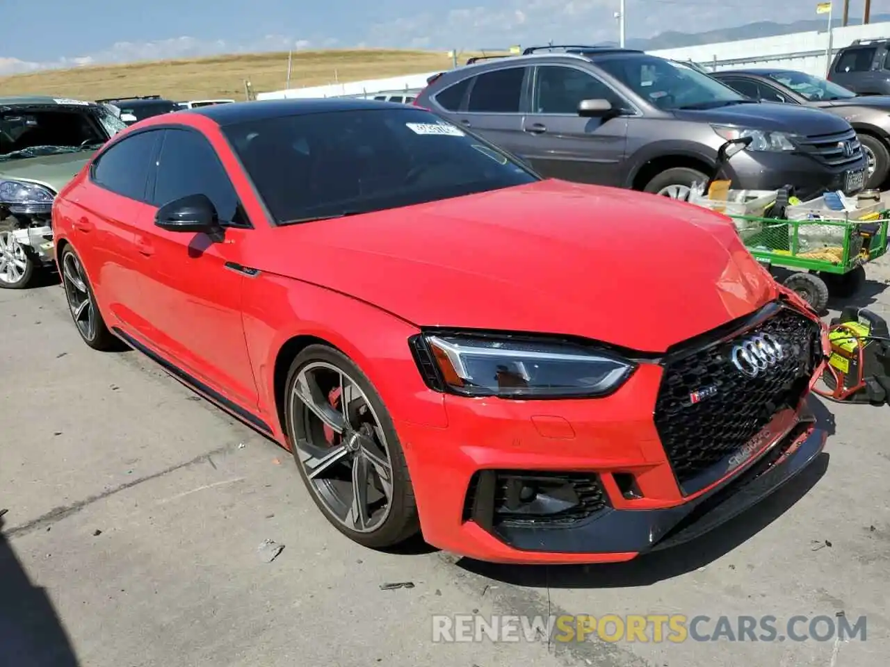 1 Photograph of a damaged car WUABWCF55KA900453 AUDI S5/RS5 2019