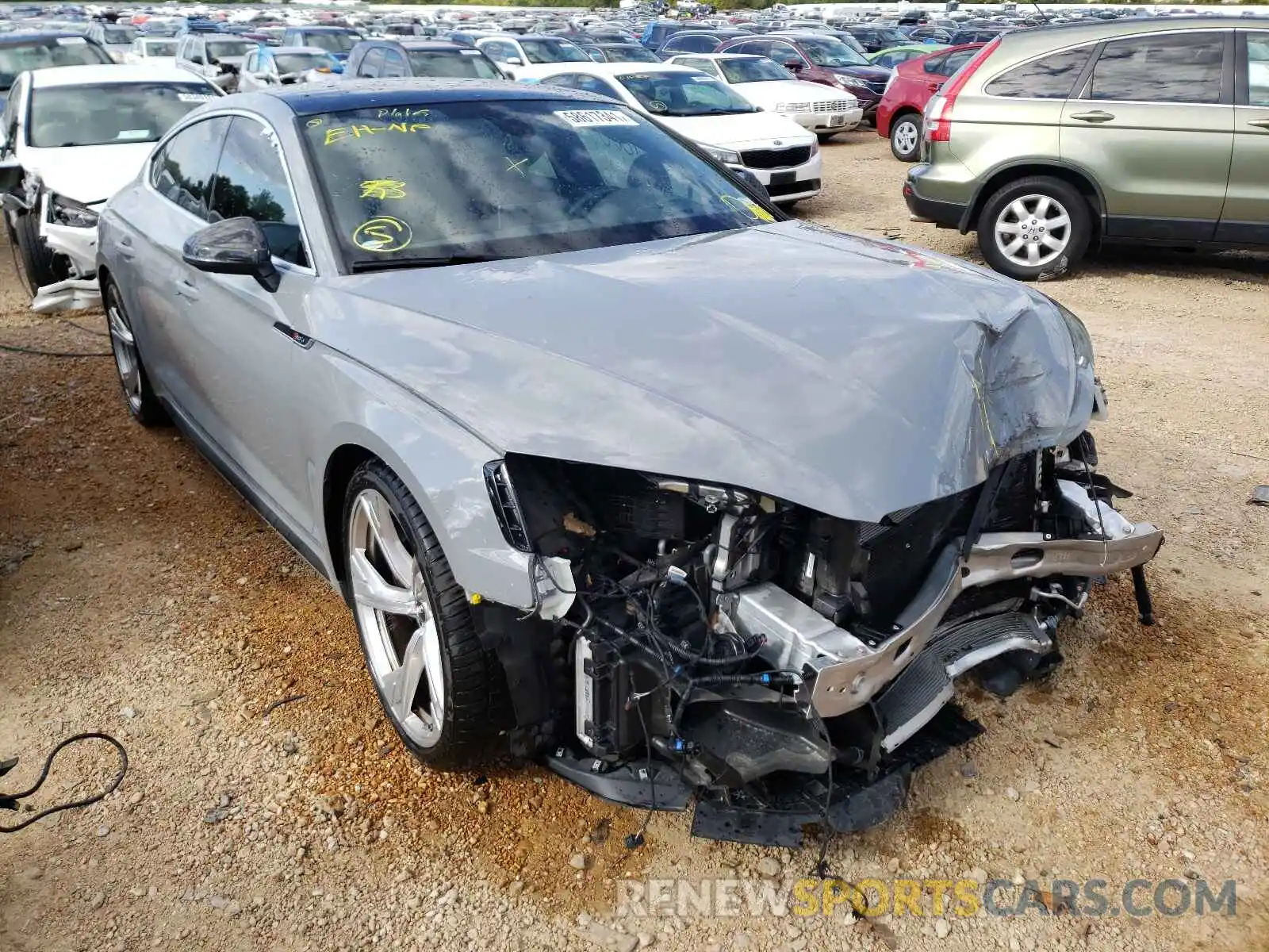 1 Photograph of a damaged car WUABWCF55KA901988 AUDI S5/RS5 2019