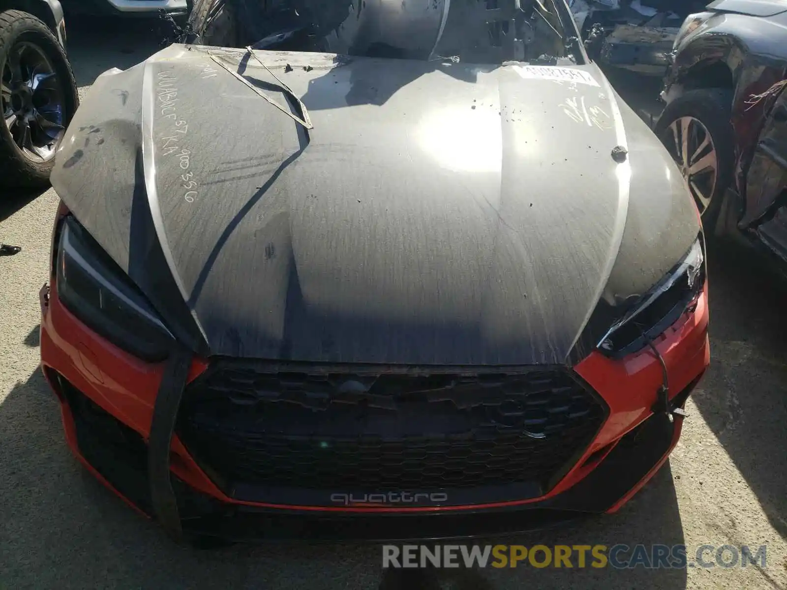 7 Photograph of a damaged car WUABWCF57KA900356 AUDI S5/RS5 2019