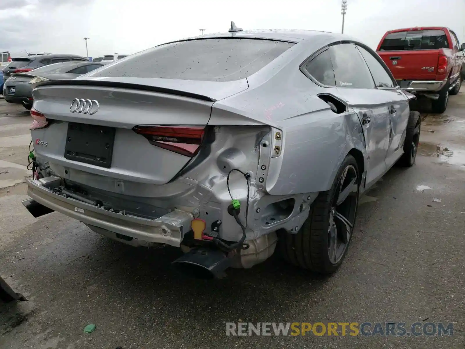 4 Photograph of a damaged car WUABWCF57KA900955 AUDI S5/RS5 2019