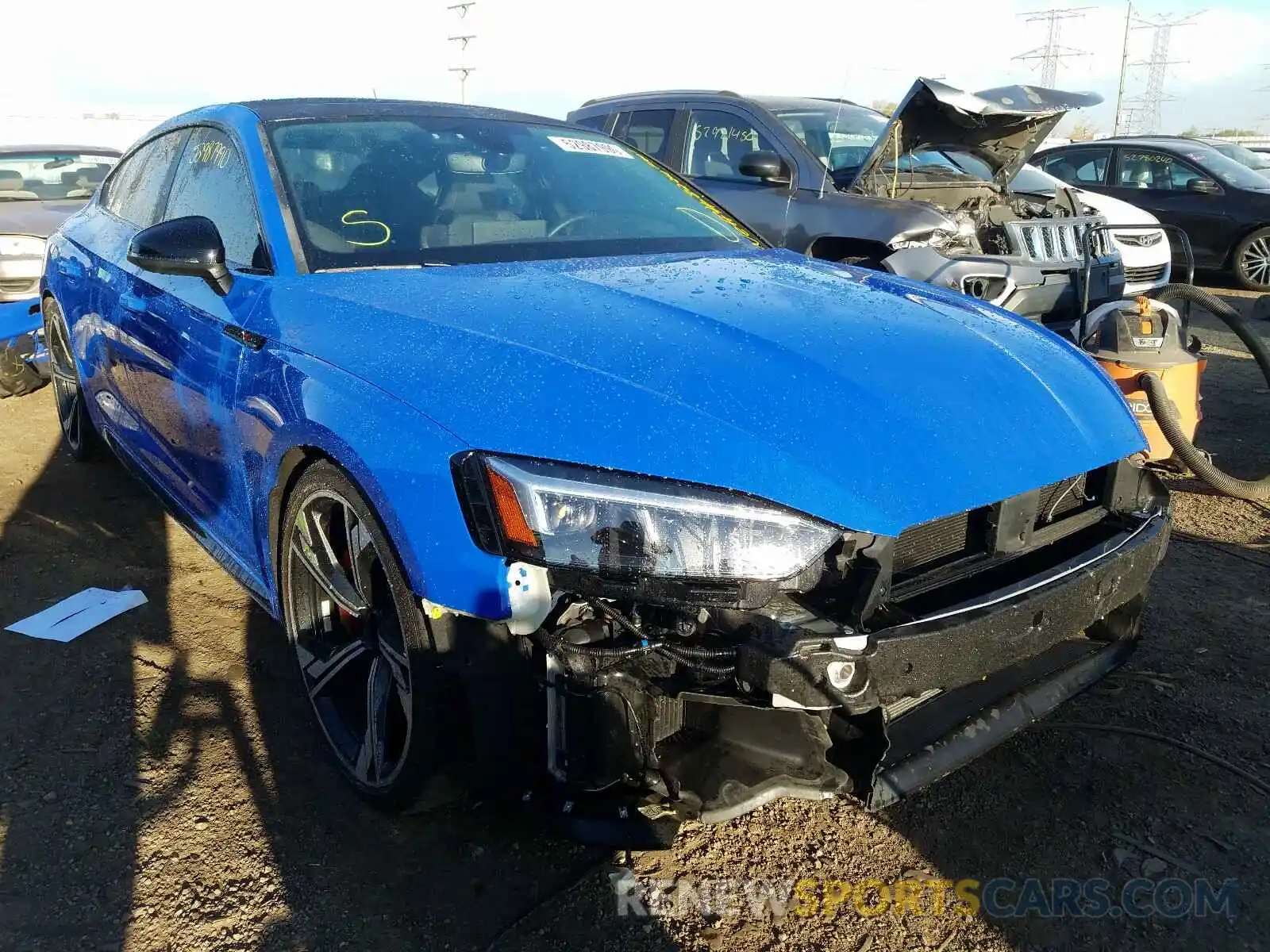 1 Photograph of a damaged car WUABWCF57KA903872 AUDI S5/RS5 2019