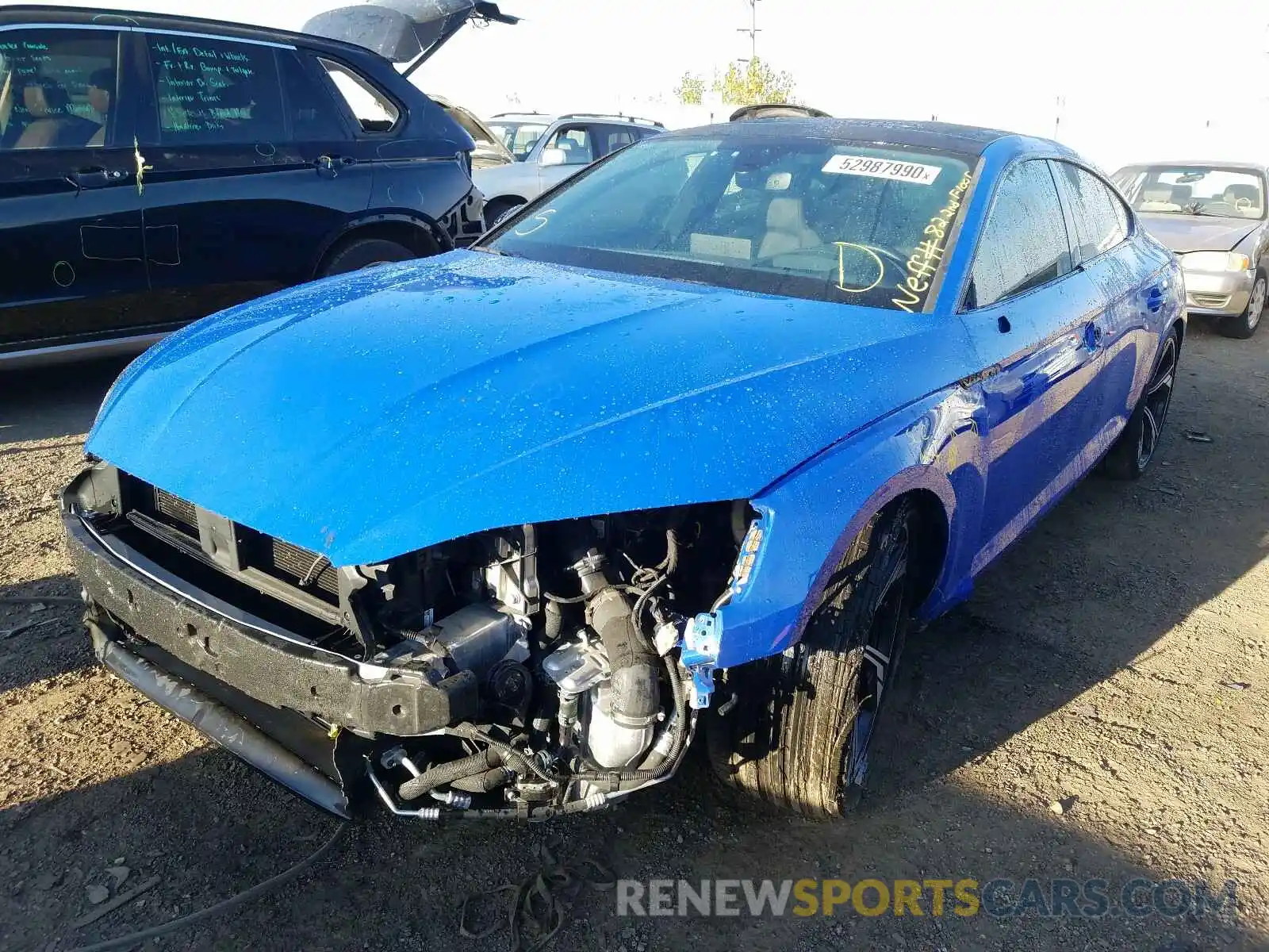 2 Photograph of a damaged car WUABWCF57KA903872 AUDI S5/RS5 2019