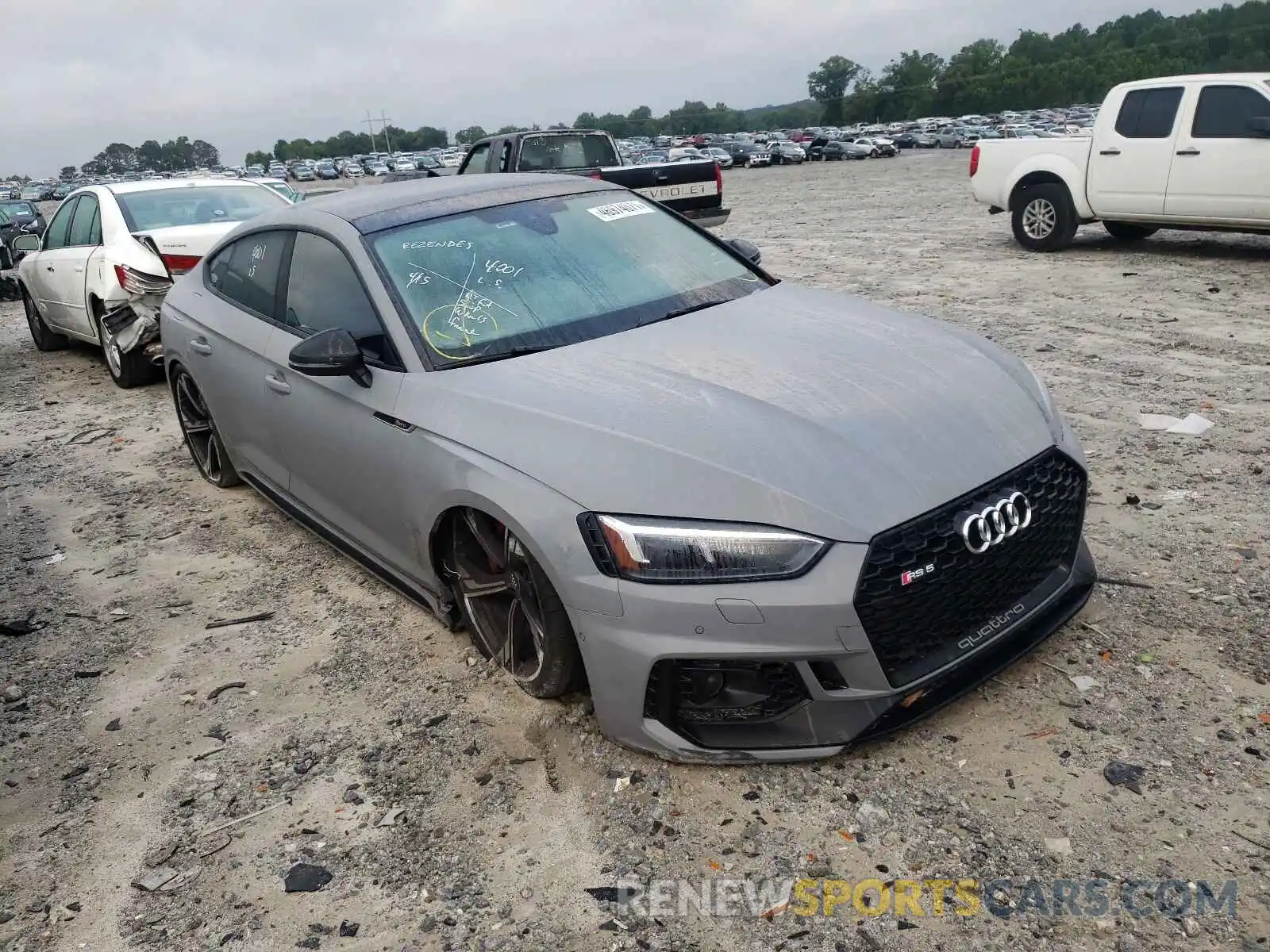 1 Photograph of a damaged car WUABWCF57KA908182 AUDI S5/RS5 2019