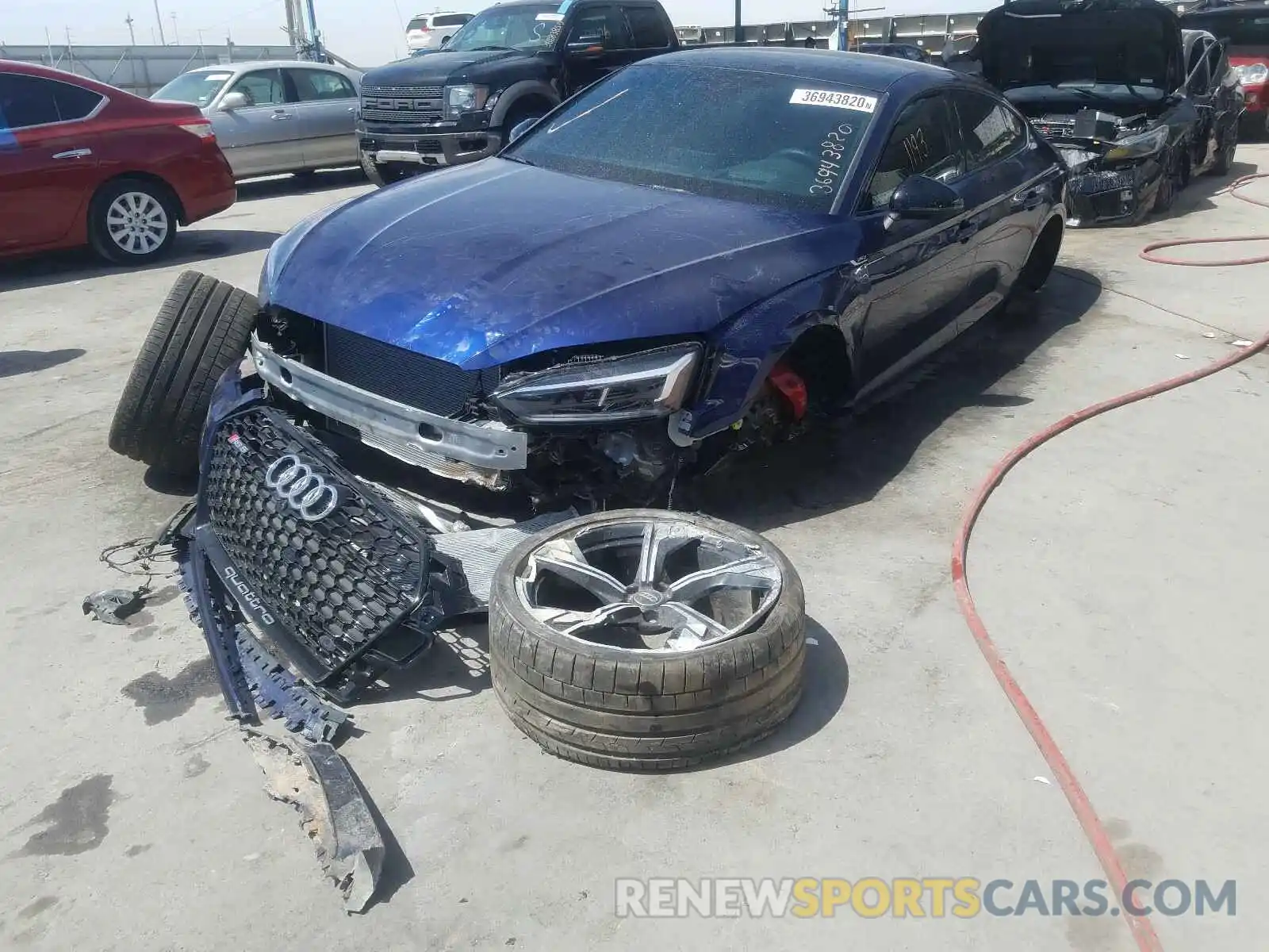 2 Photograph of a damaged car WUABWCF58KA900351 AUDI S5/RS5 2019