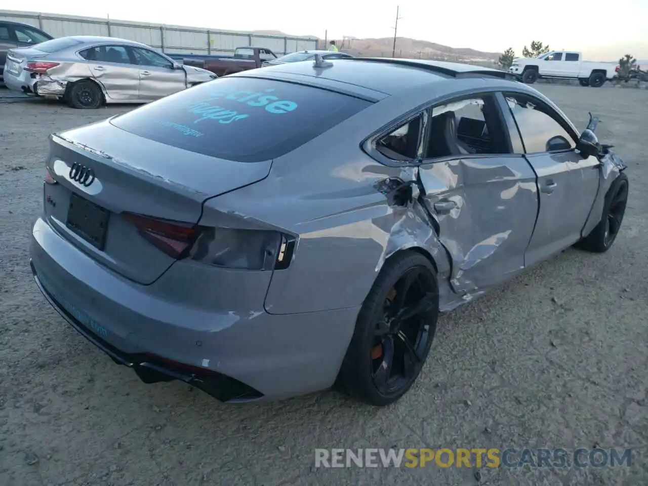 4 Photograph of a damaged car WUABWCF58KA902455 AUDI S5/RS5 2019