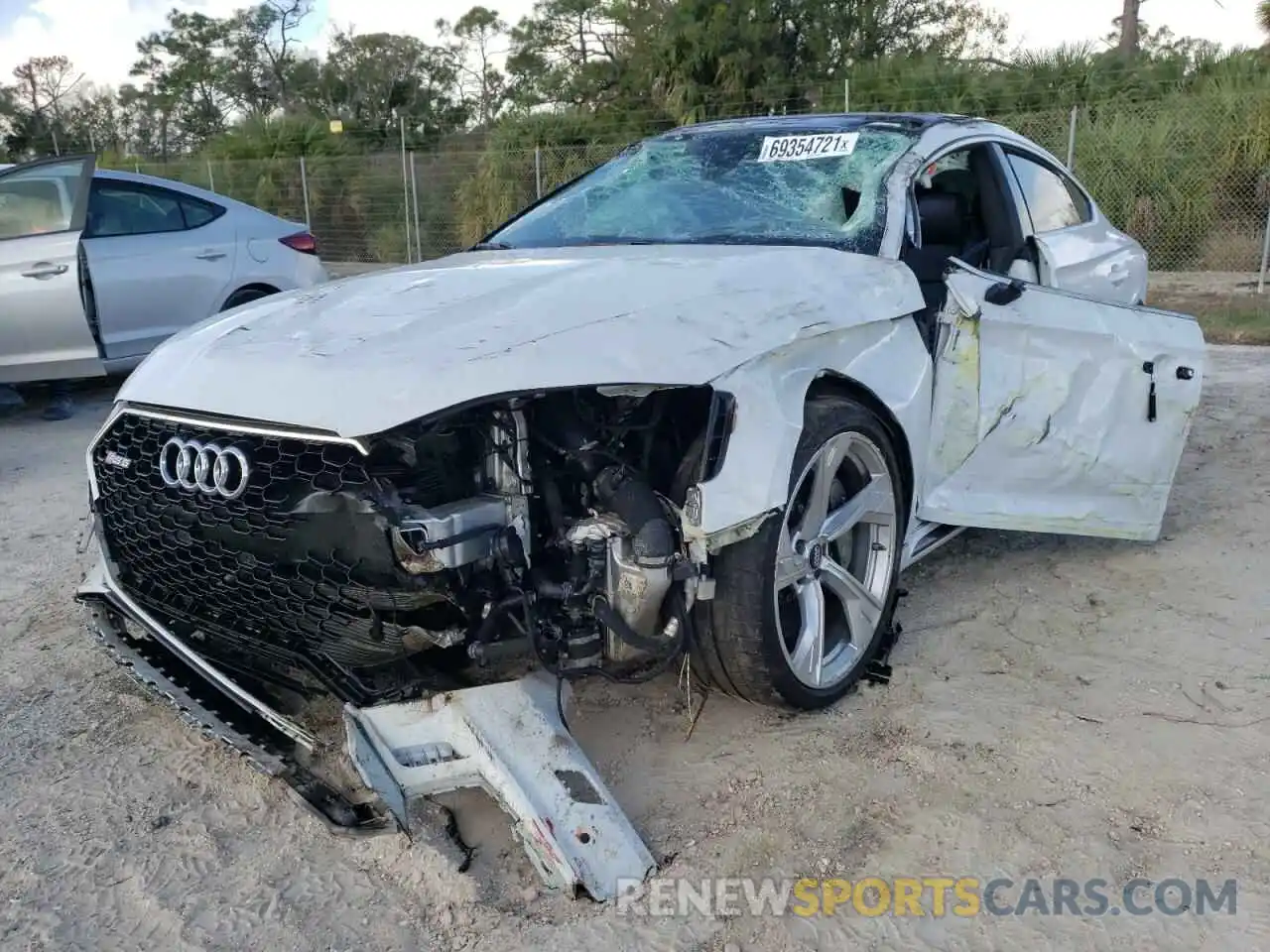 2 Photograph of a damaged car WUABWCF59KA900195 AUDI S5/RS5 2019