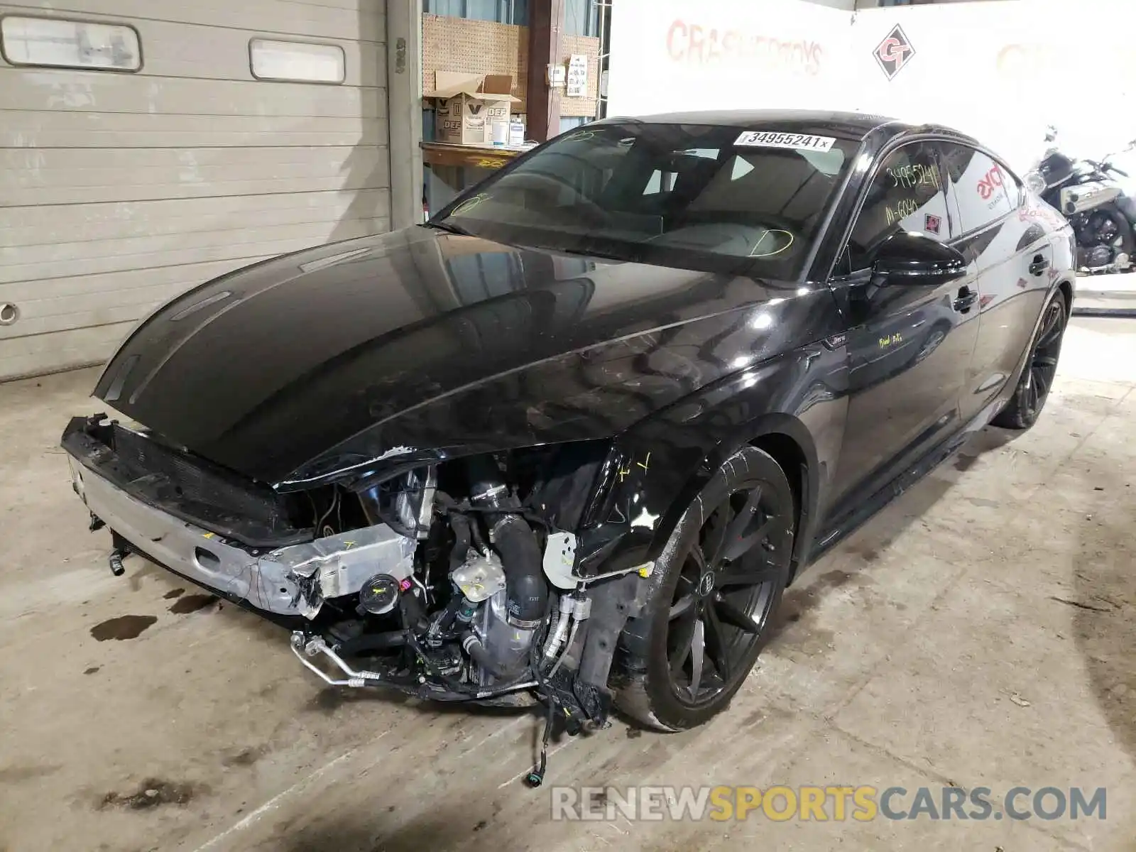 2 Photograph of a damaged car WUABWCF59KA902772 AUDI S5/RS5 2019