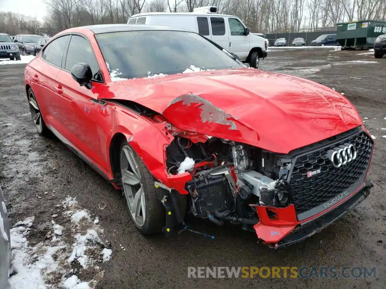 1 Photograph of a damaged car WUABWCF59KA902934 AUDI S5/RS5 2019