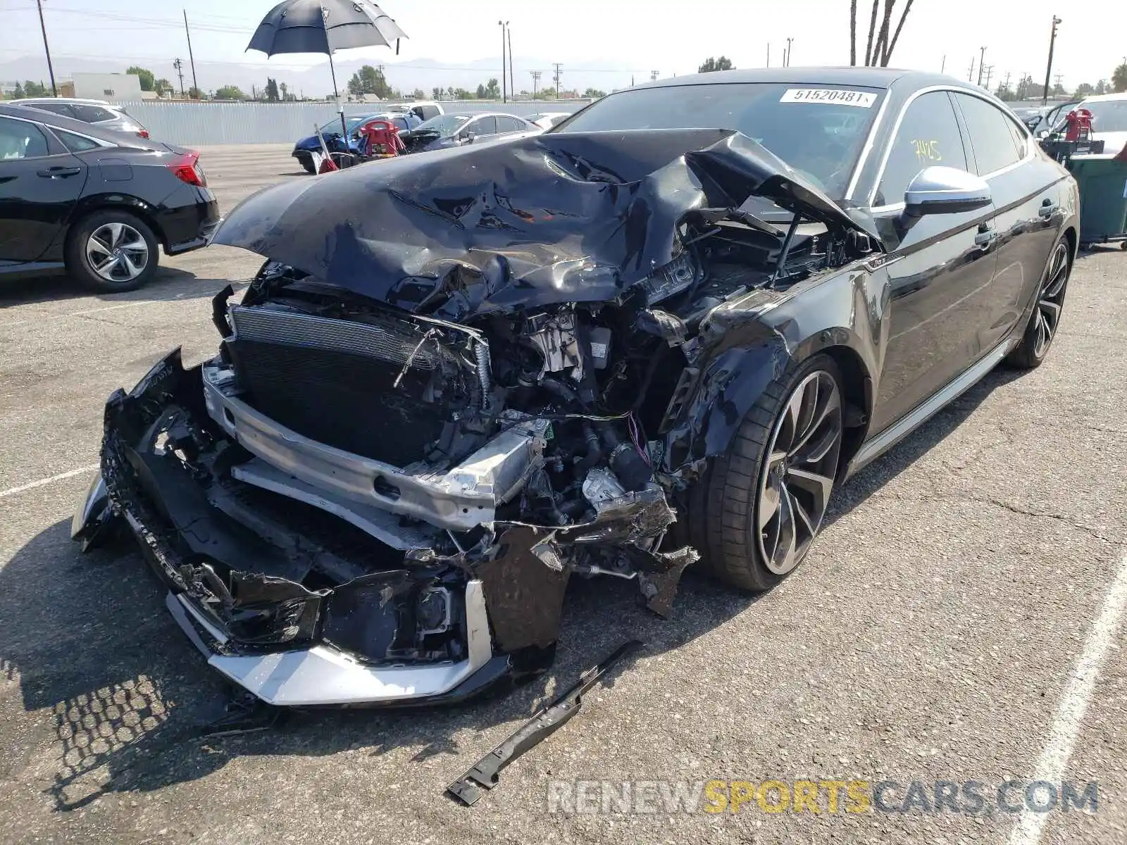 2 Photograph of a damaged car WUABWCF59KA907681 AUDI S5/RS5 2019