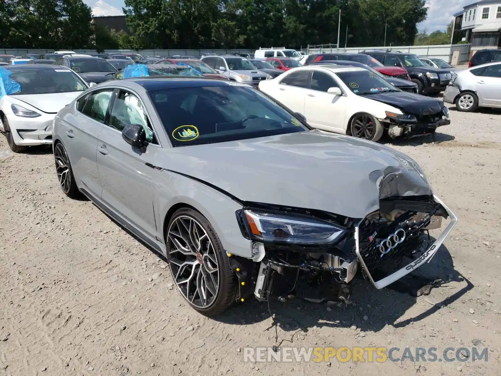 1 Photograph of a damaged car WUABWDF5XKA906383 AUDI S5/RS5 2019