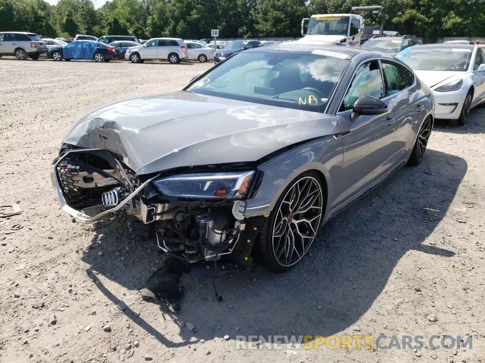 2 Photograph of a damaged car WUABWDF5XKA906383 AUDI S5/RS5 2019