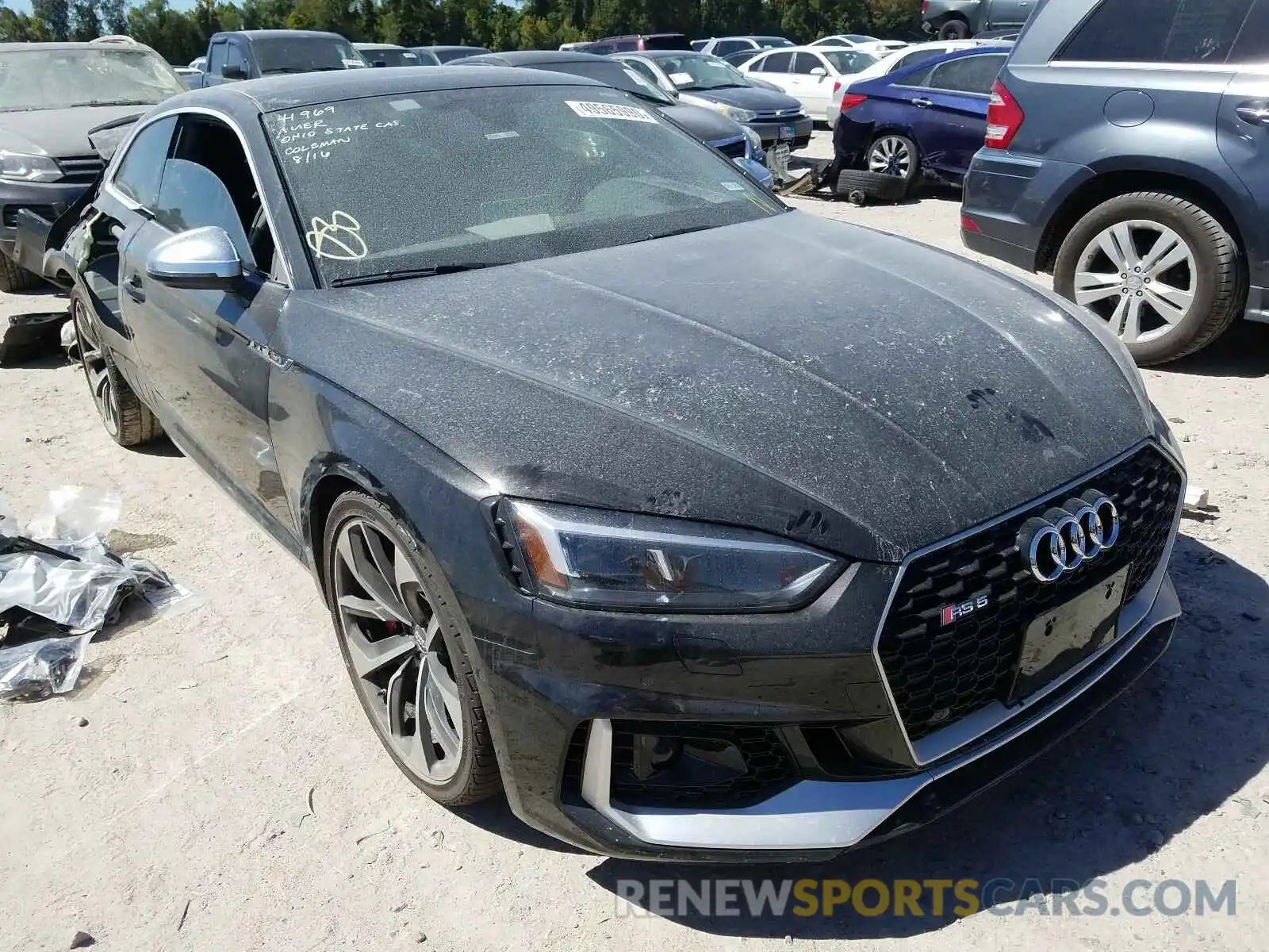 1 Photograph of a damaged car WUAPWAF51KA907863 AUDI S5/RS5 2019