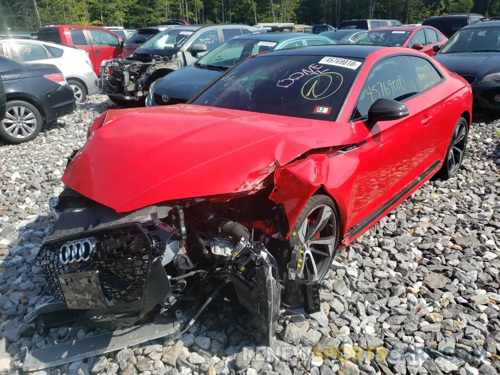 2 Photograph of a damaged car WUAPWAF54KA902527 AUDI S5/RS5 2019