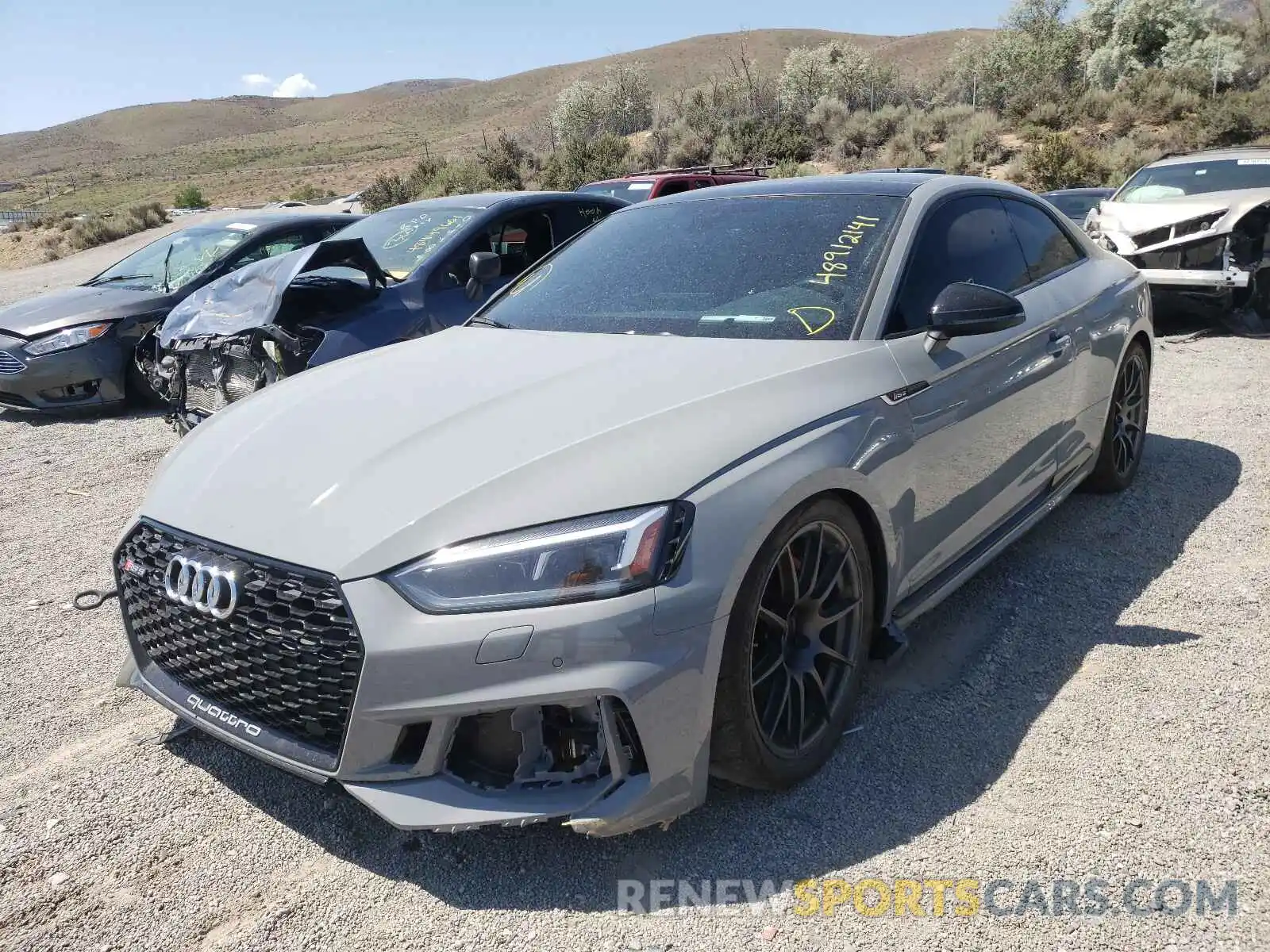 2 Photograph of a damaged car WUAPWAF54KA907971 AUDI S5/RS5 2019