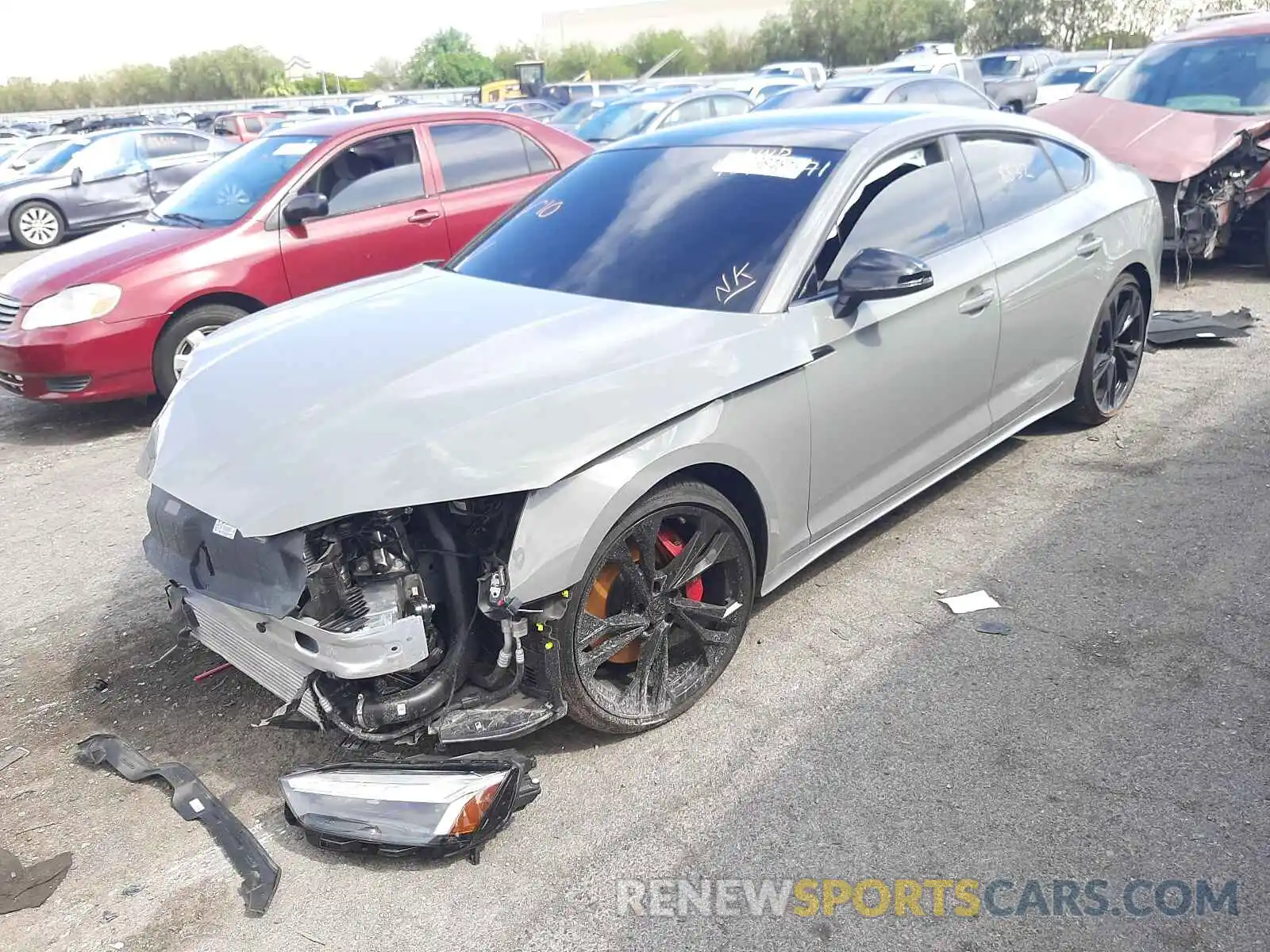 2 Photograph of a damaged car WAUC4CF55LA020519 AUDI S5/RS5 2020