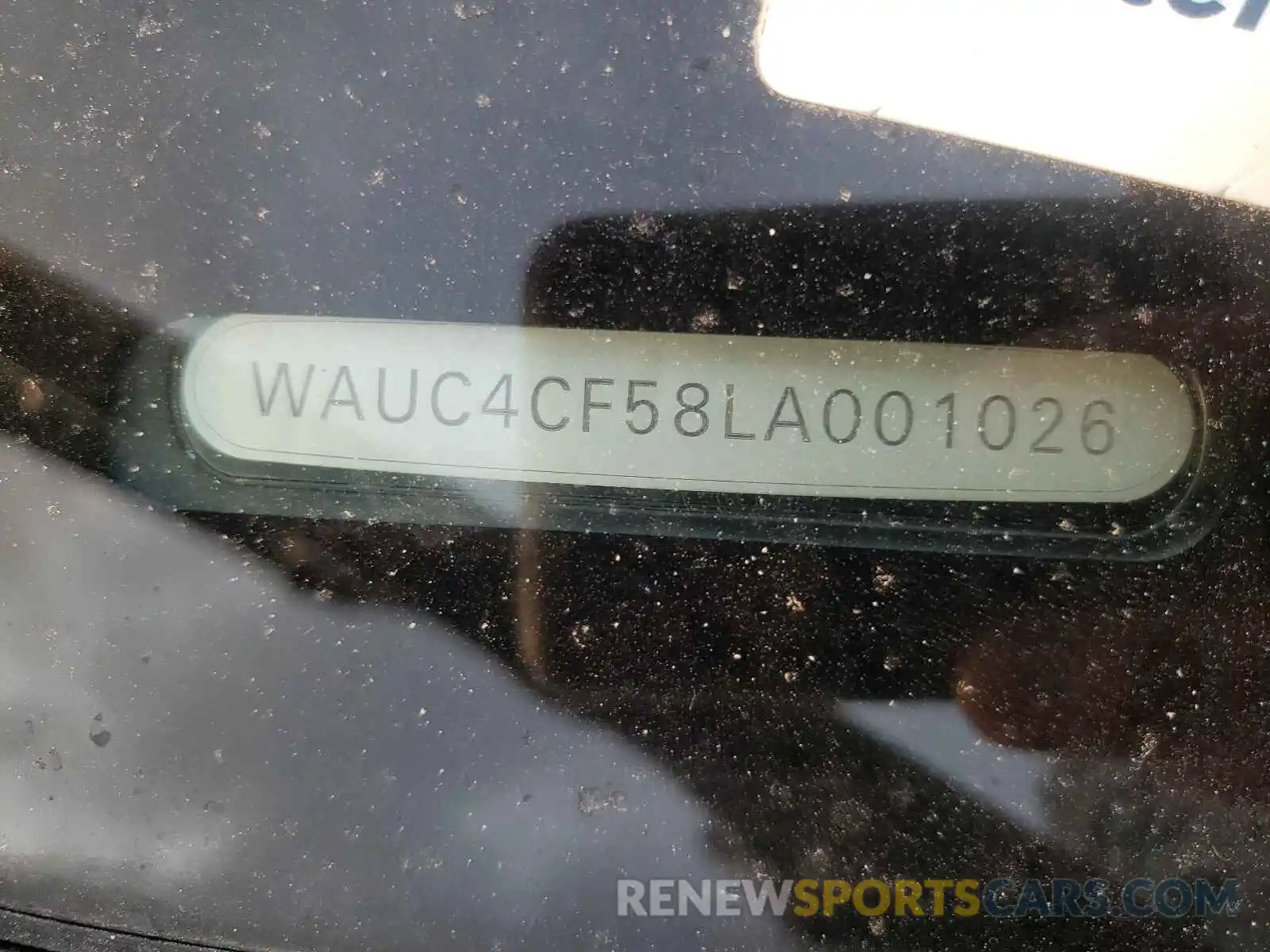 10 Фотография поврежденного автомобиля WAUC4CF58LA001026 AUDI S5/RS5 2020