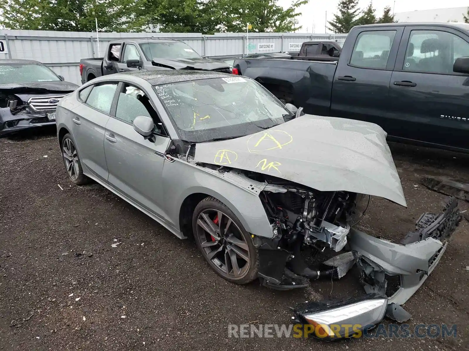 1 Photograph of a damaged car WAUA4CF50MA038161 AUDI S5/RS5 2021