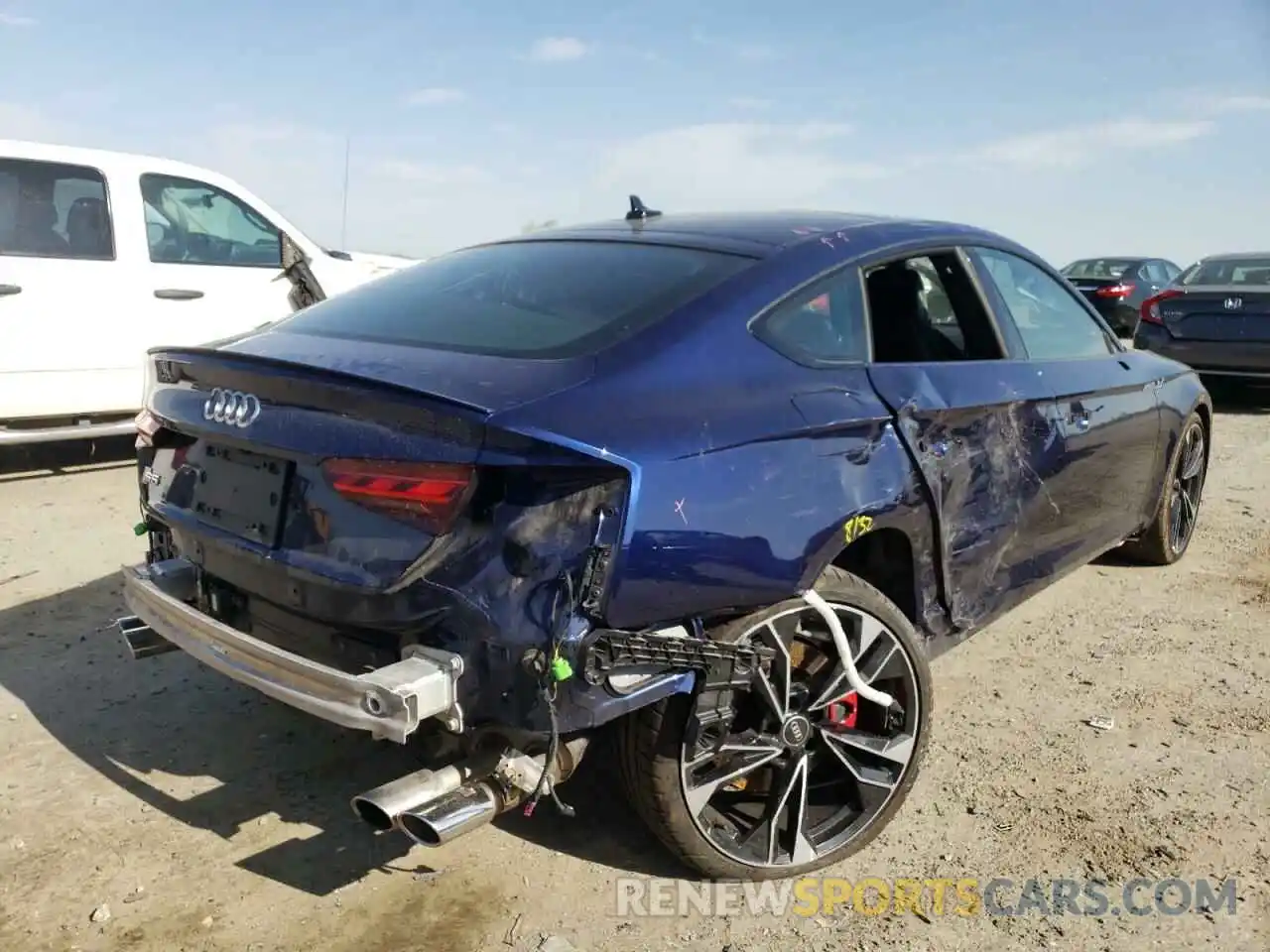 4 Photograph of a damaged car WAUC4CF56MA026718 AUDI S5/RS5 2021