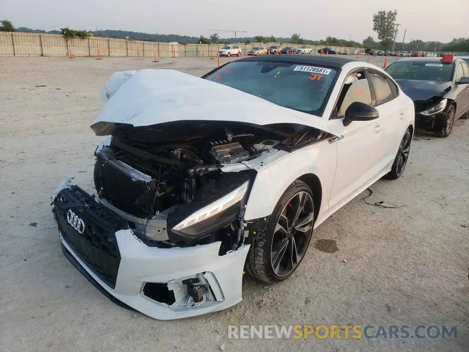 2 Photograph of a damaged car WAUC4CF58MA049921 AUDI S5/RS5 2021