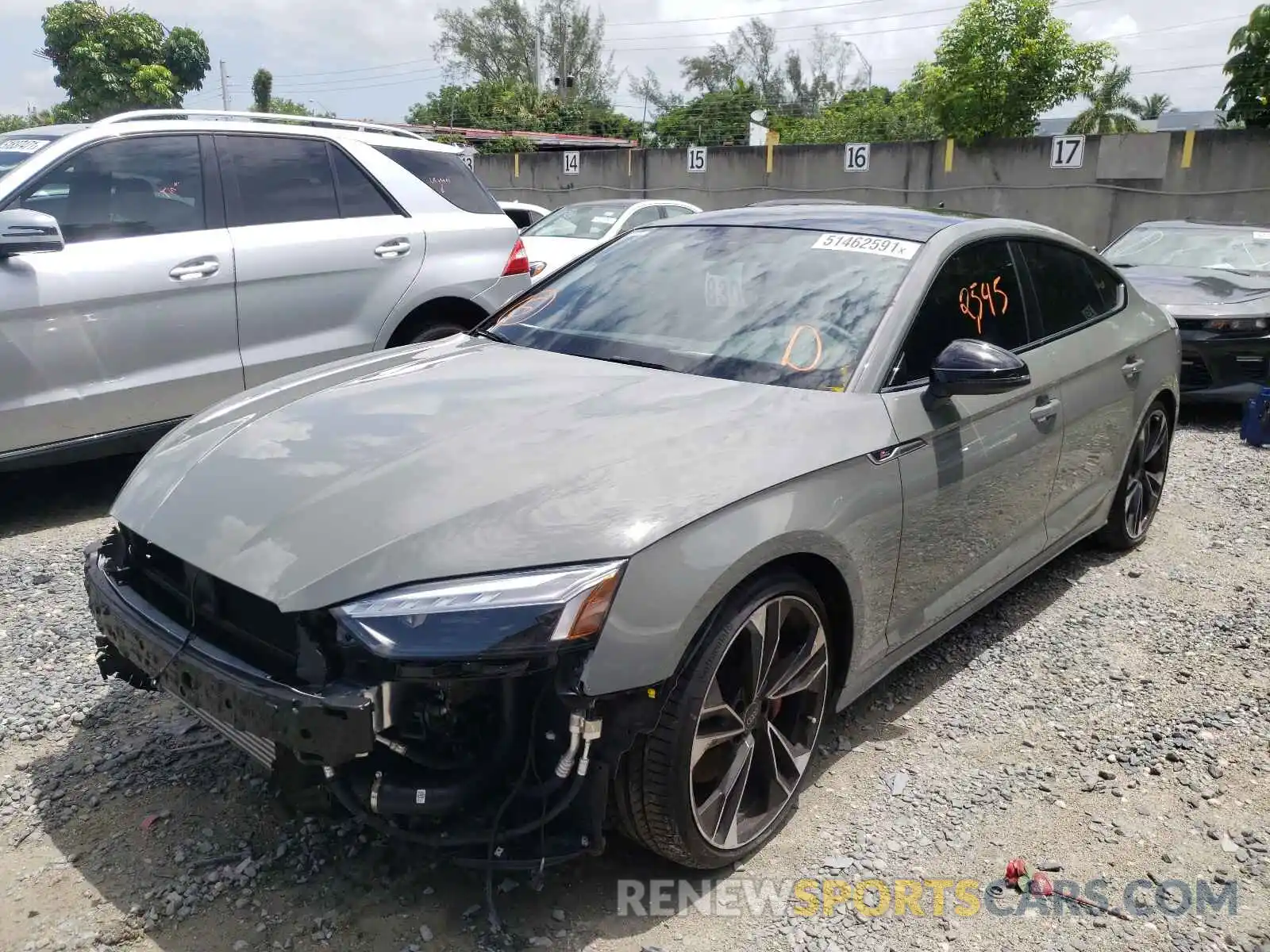 2 Photograph of a damaged car WAUC4CF5XMA032392 AUDI S5/RS5 2021