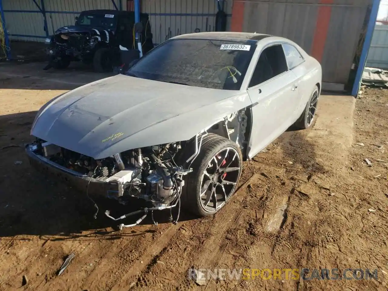 2 Photograph of a damaged car WUANWAF58MA902993 AUDI S5/RS5 2021