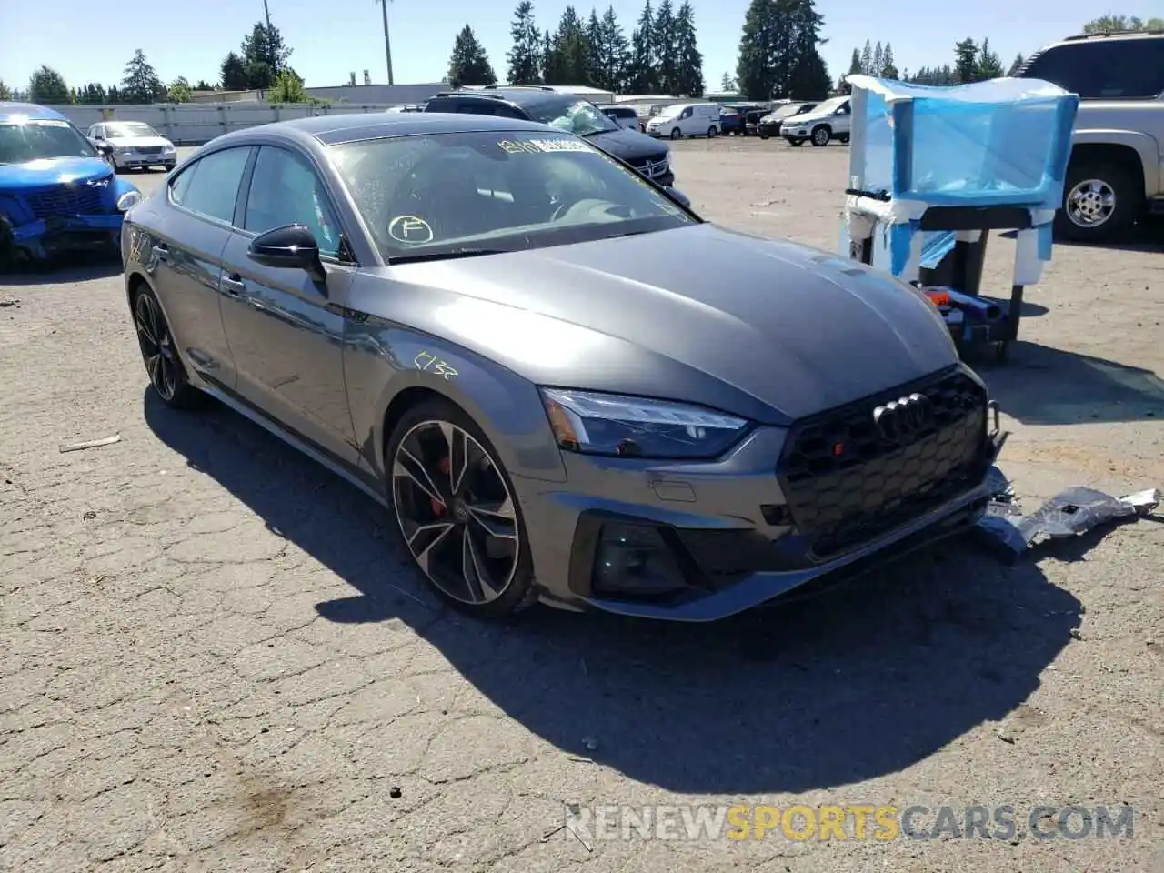 1 Photograph of a damaged car WAUB4CF58NA004507 AUDI S5/RS5 2022