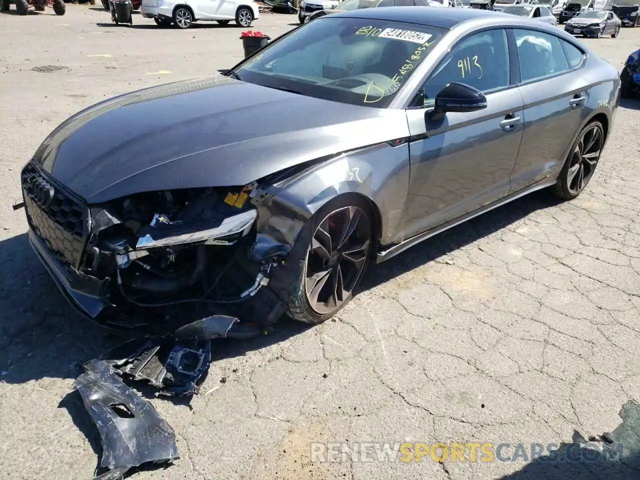 2 Photograph of a damaged car WAUB4CF58NA004507 AUDI S5/RS5 2022