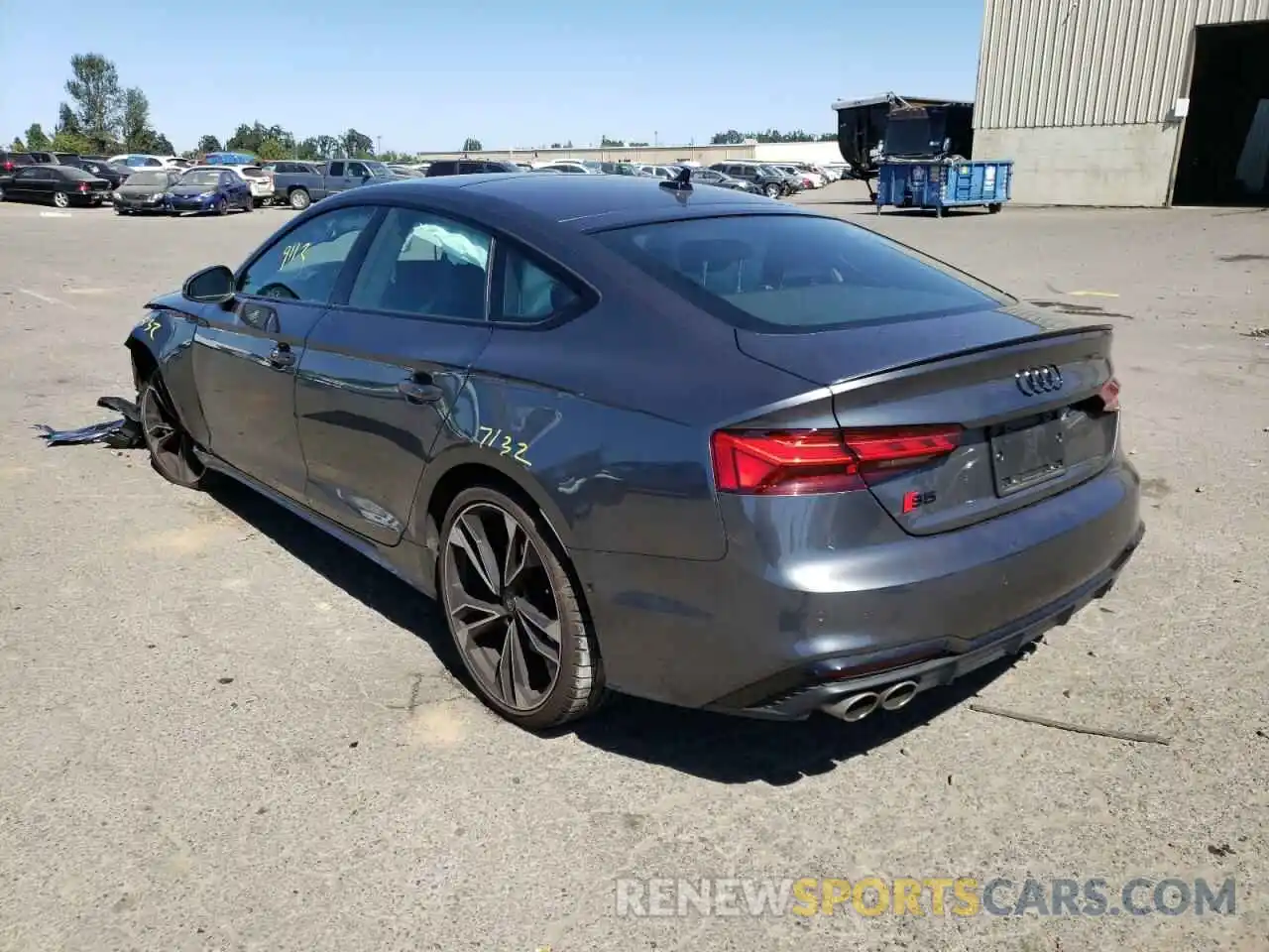 3 Photograph of a damaged car WAUB4CF58NA004507 AUDI S5/RS5 2022