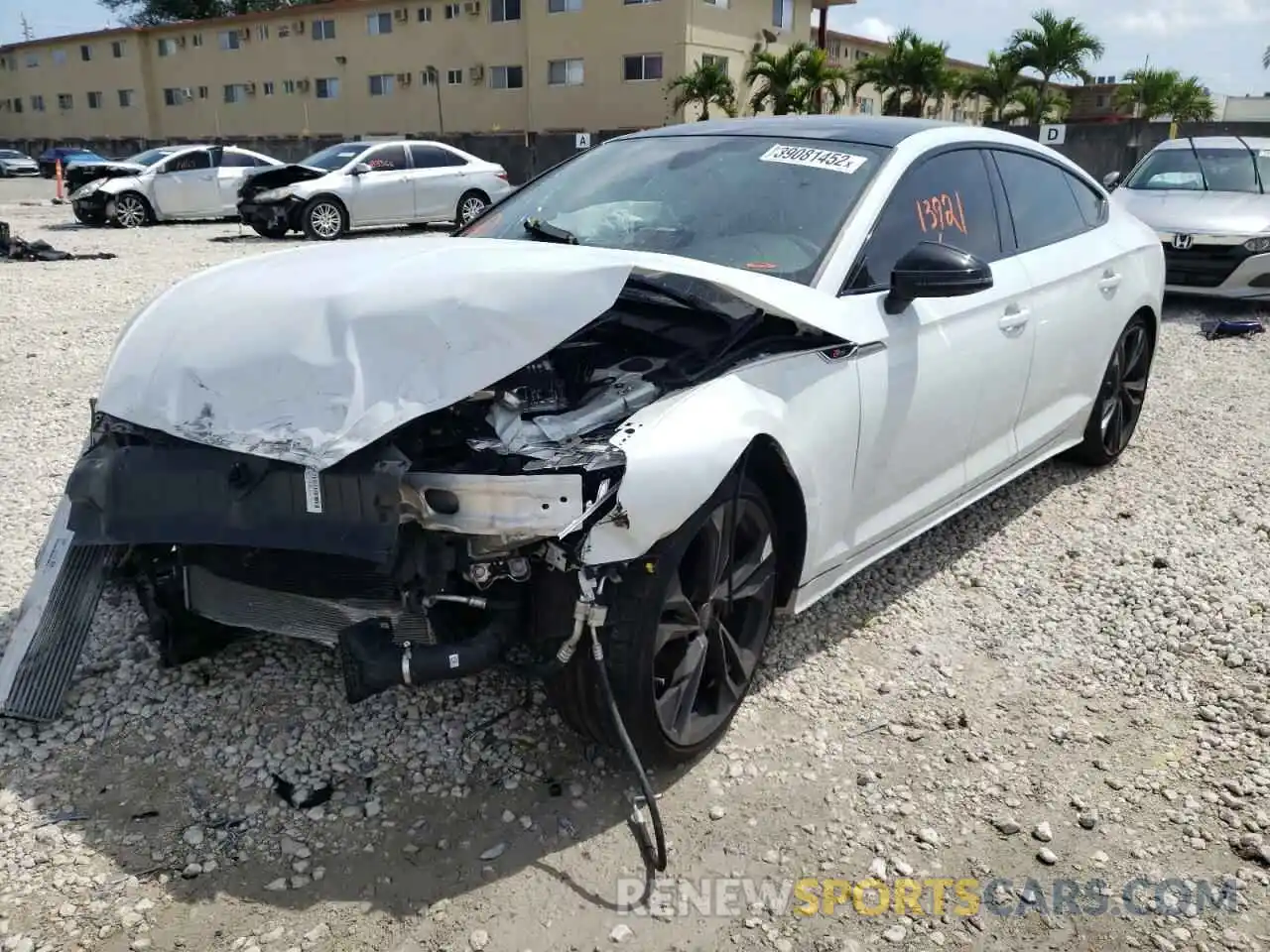 2 Photograph of a damaged car WAUC4CF57NA008701 AUDI S5/RS5 2022