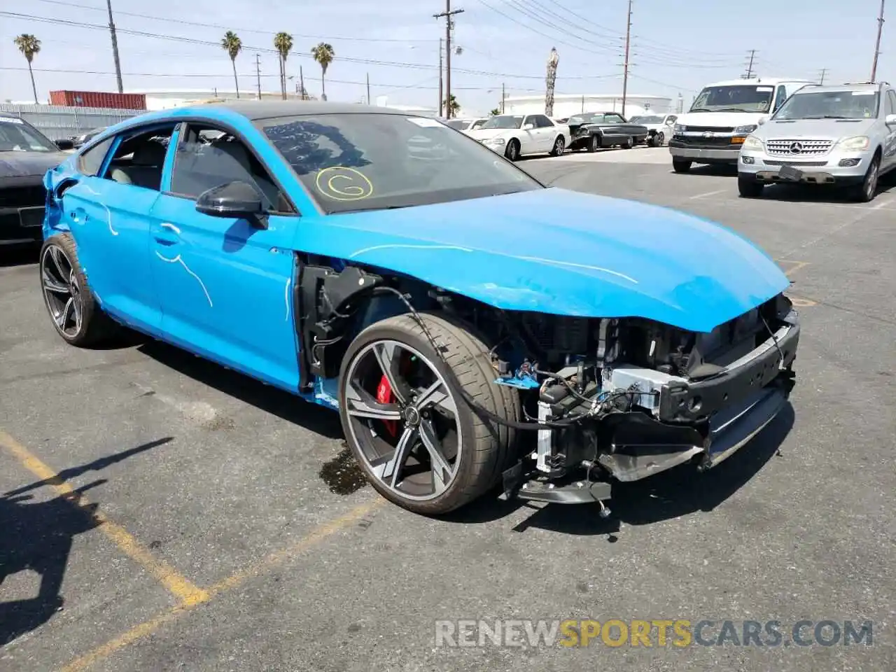 1 Photograph of a damaged car WUAAWCF51NA901969 AUDI S5/RS5 2022