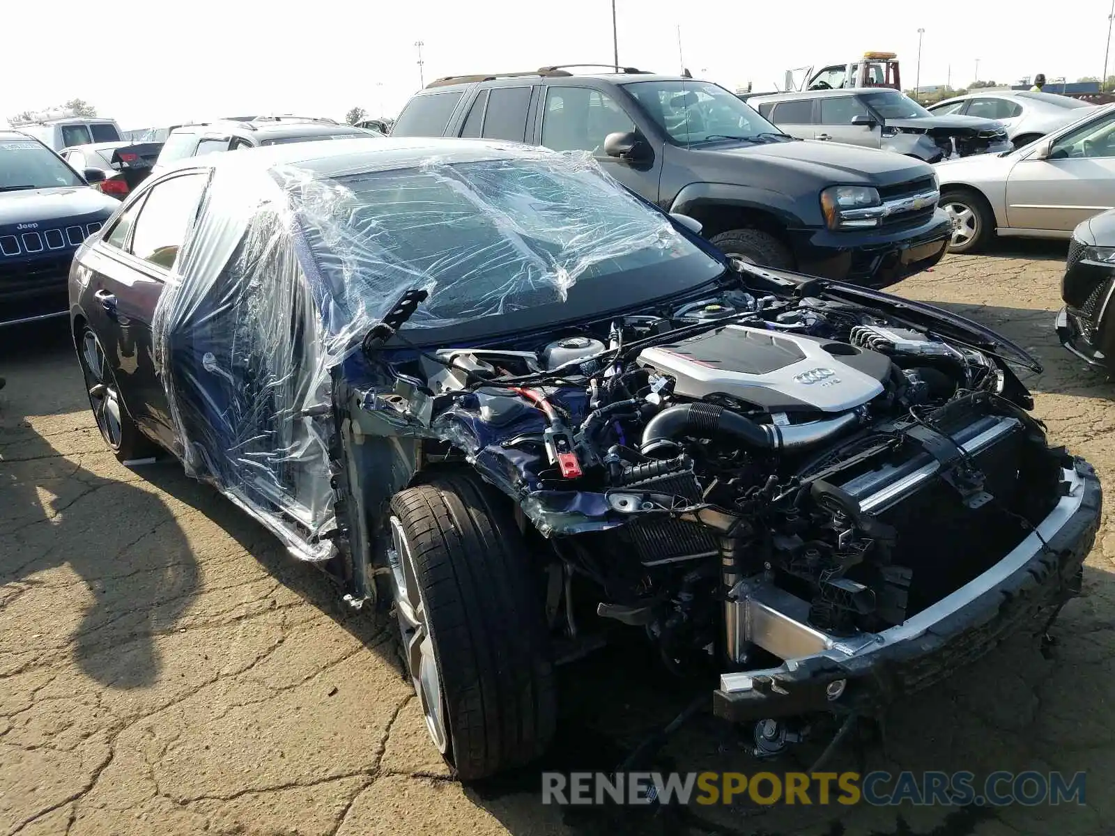 1 Photograph of a damaged car WAUFFBF20LN043349 AUDI S6/RS6 2020