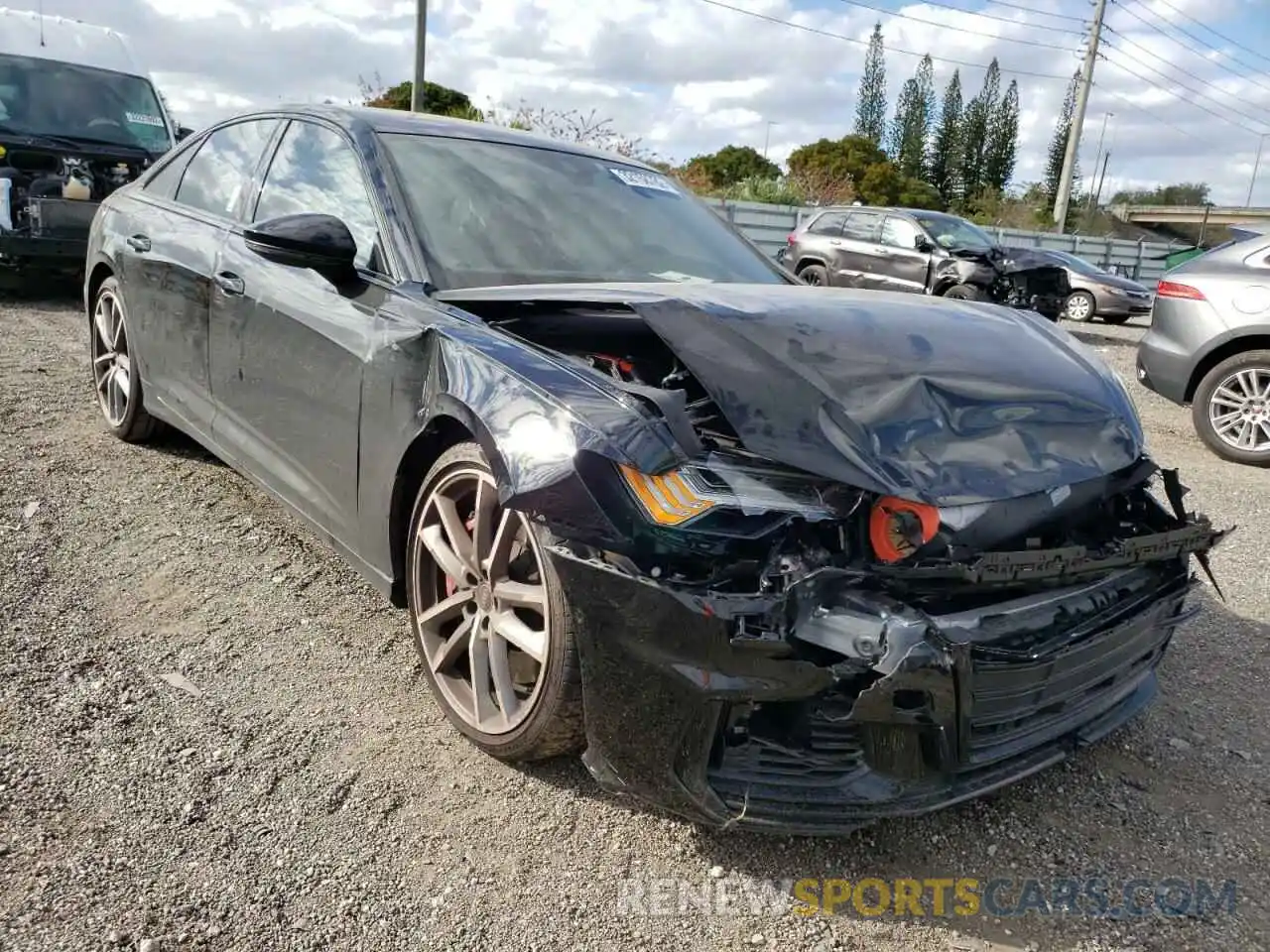 1 Photograph of a damaged car WAUFFAF26MN053699 AUDI S6/RS6 2021