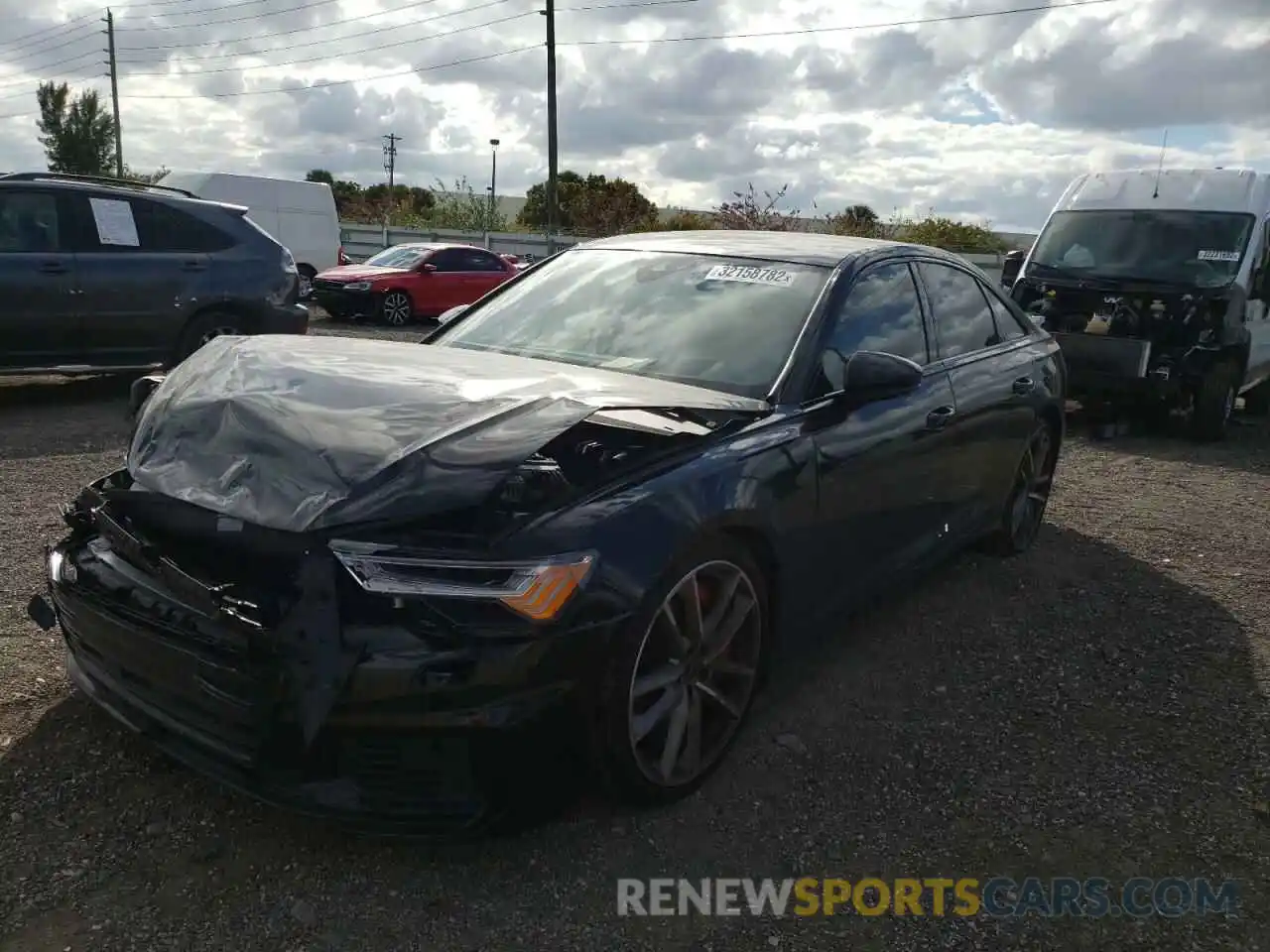 2 Photograph of a damaged car WAUFFAF26MN053699 AUDI S6/RS6 2021