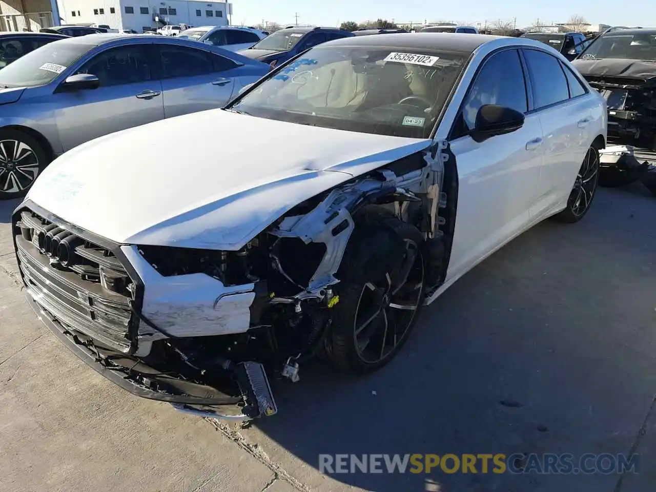 2 Photograph of a damaged car WAUFFAF29MN048027 AUDI S6/RS6 2021