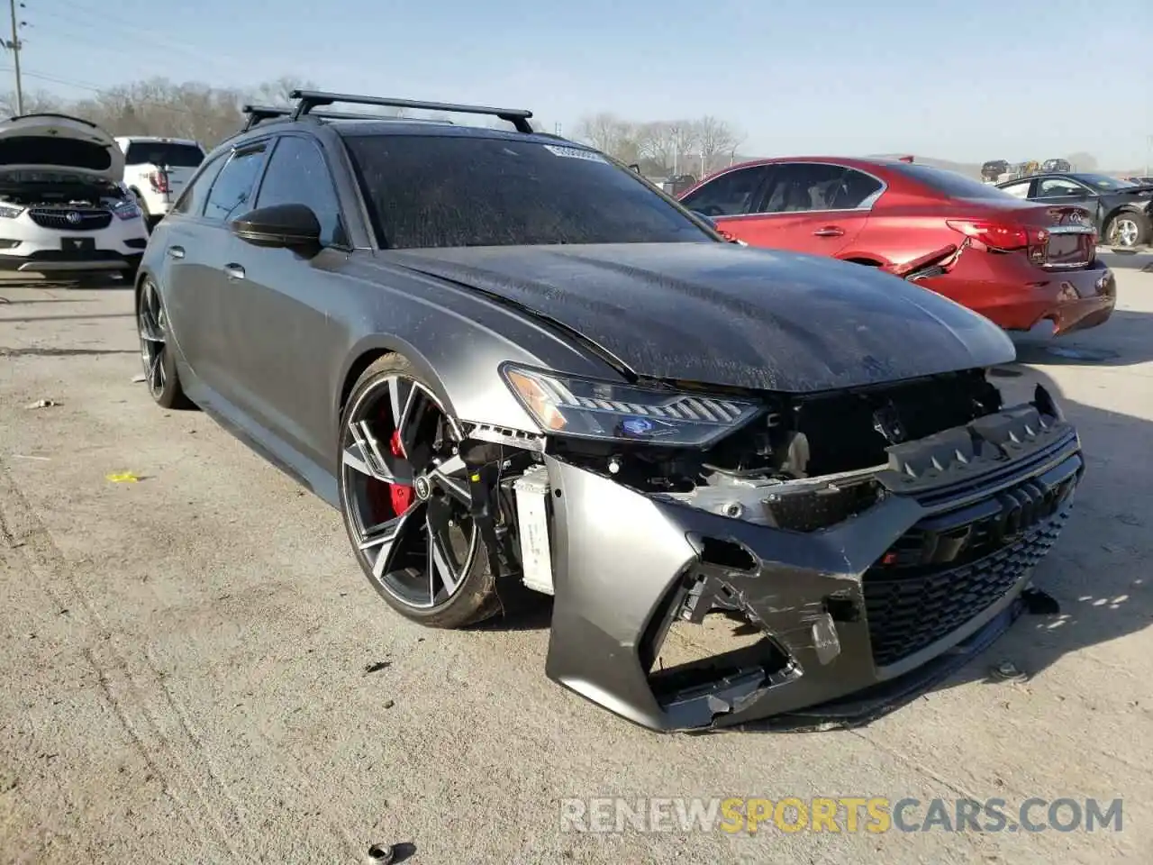 1 Photograph of a damaged car WUA1CBF24MN905935 AUDI S6/RS6 2021