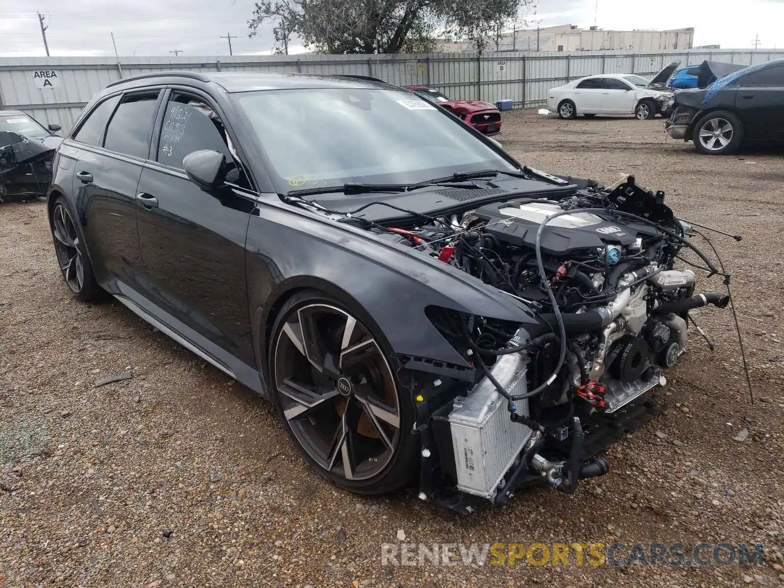 1 Photograph of a damaged car WUA1CBF25MN908763 AUDI S6/RS6 2021