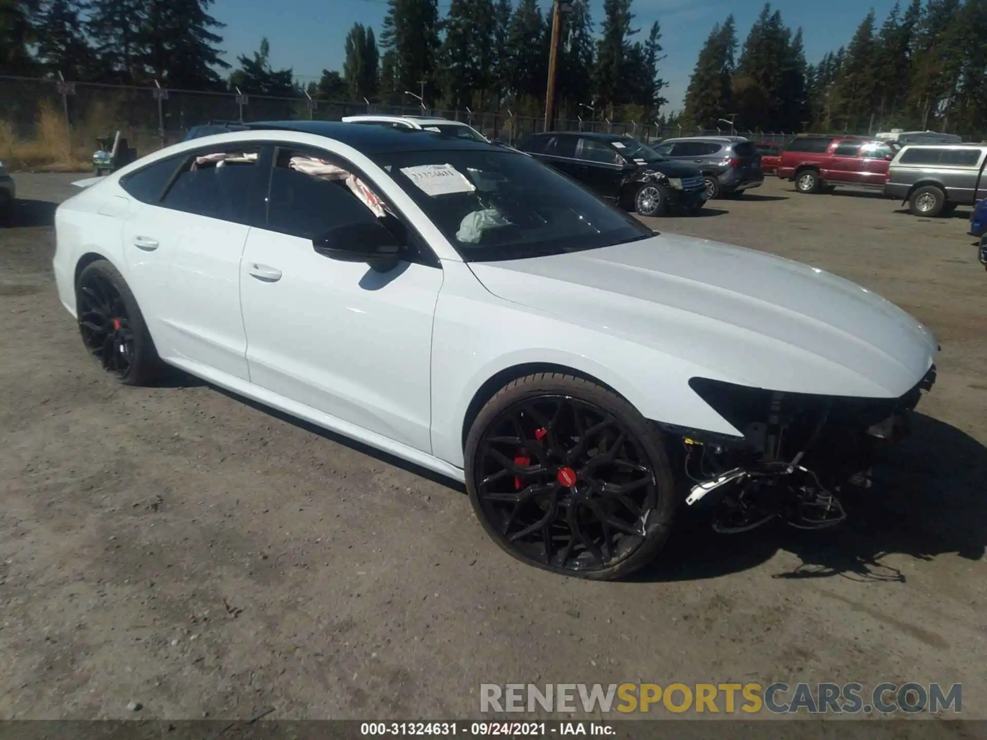 1 Photograph of a damaged car WAUPFAF27LN035294 AUDI S7 2020