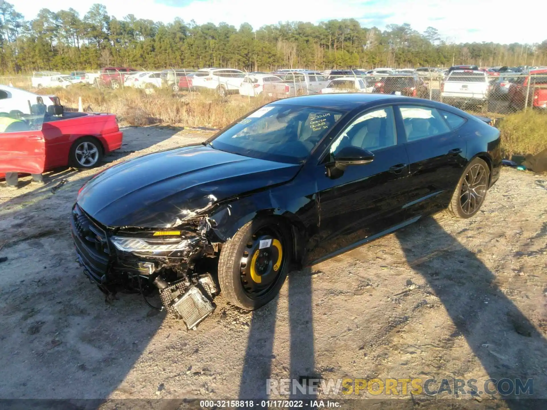 2 Photograph of a damaged car WAUSFBF24MN060106 AUDI S7 2021