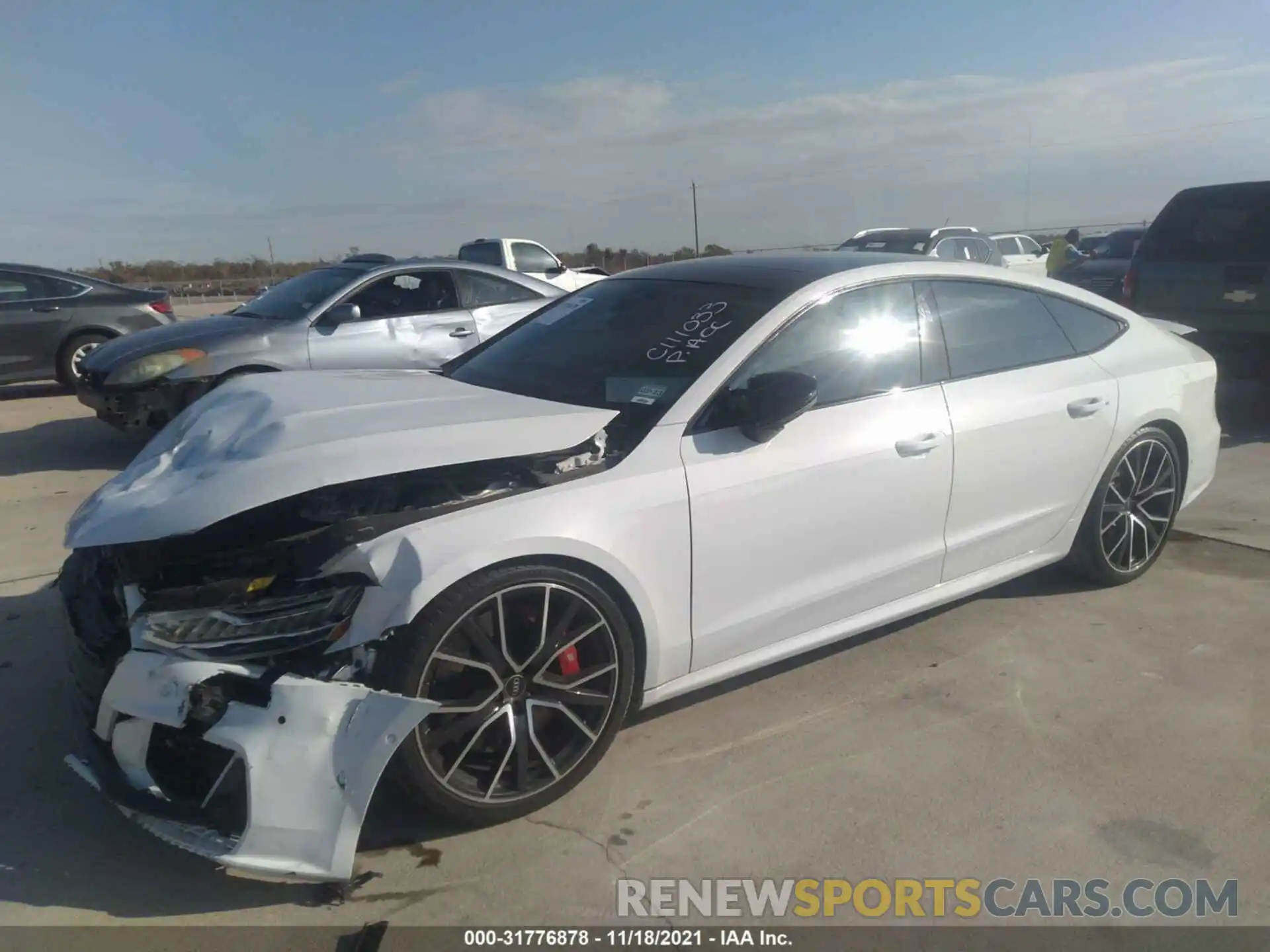 2 Photograph of a damaged car WAUSFBF26MN057918 AUDI S7 2021