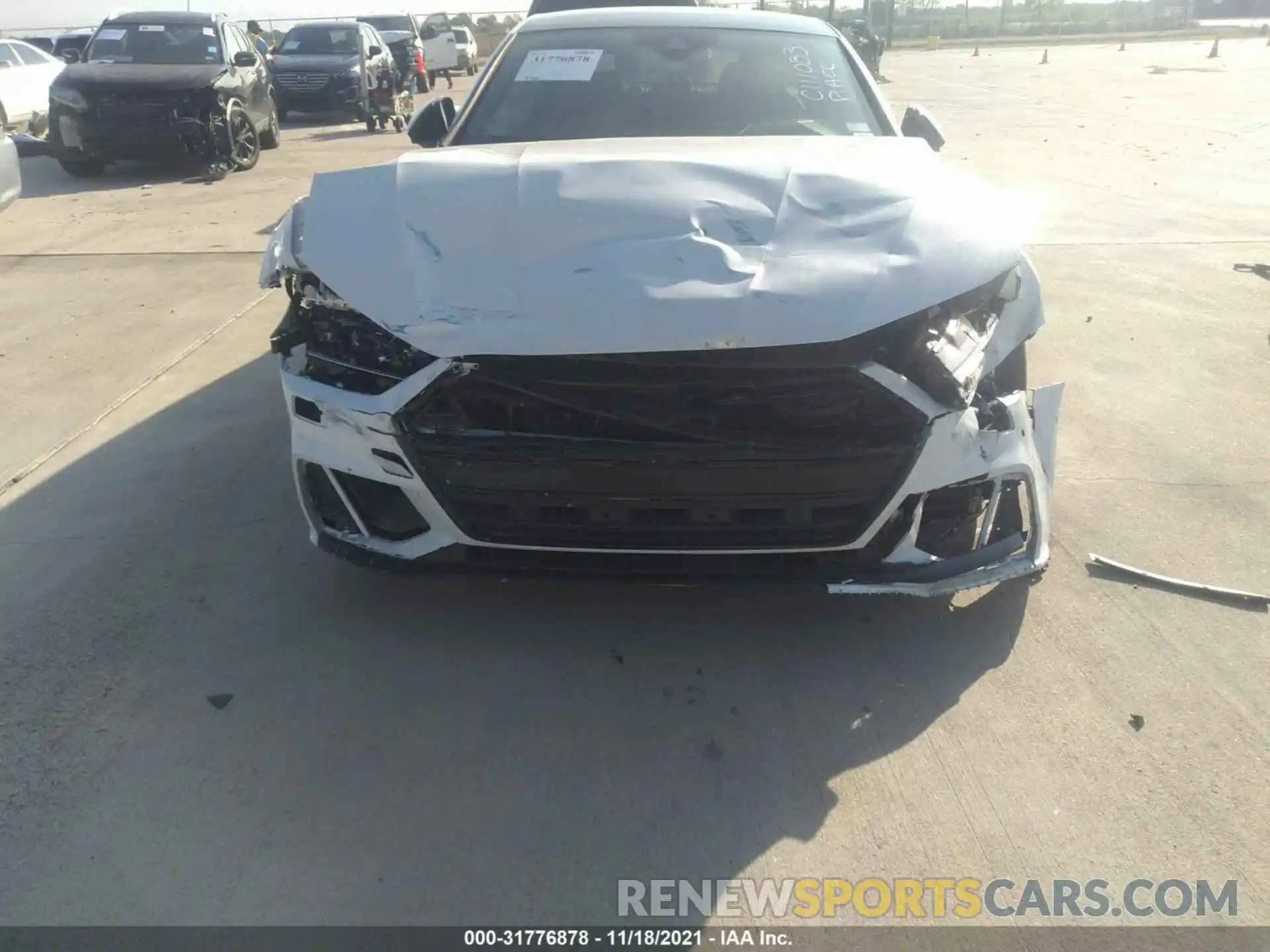 6 Photograph of a damaged car WAUSFBF26MN057918 AUDI S7 2021