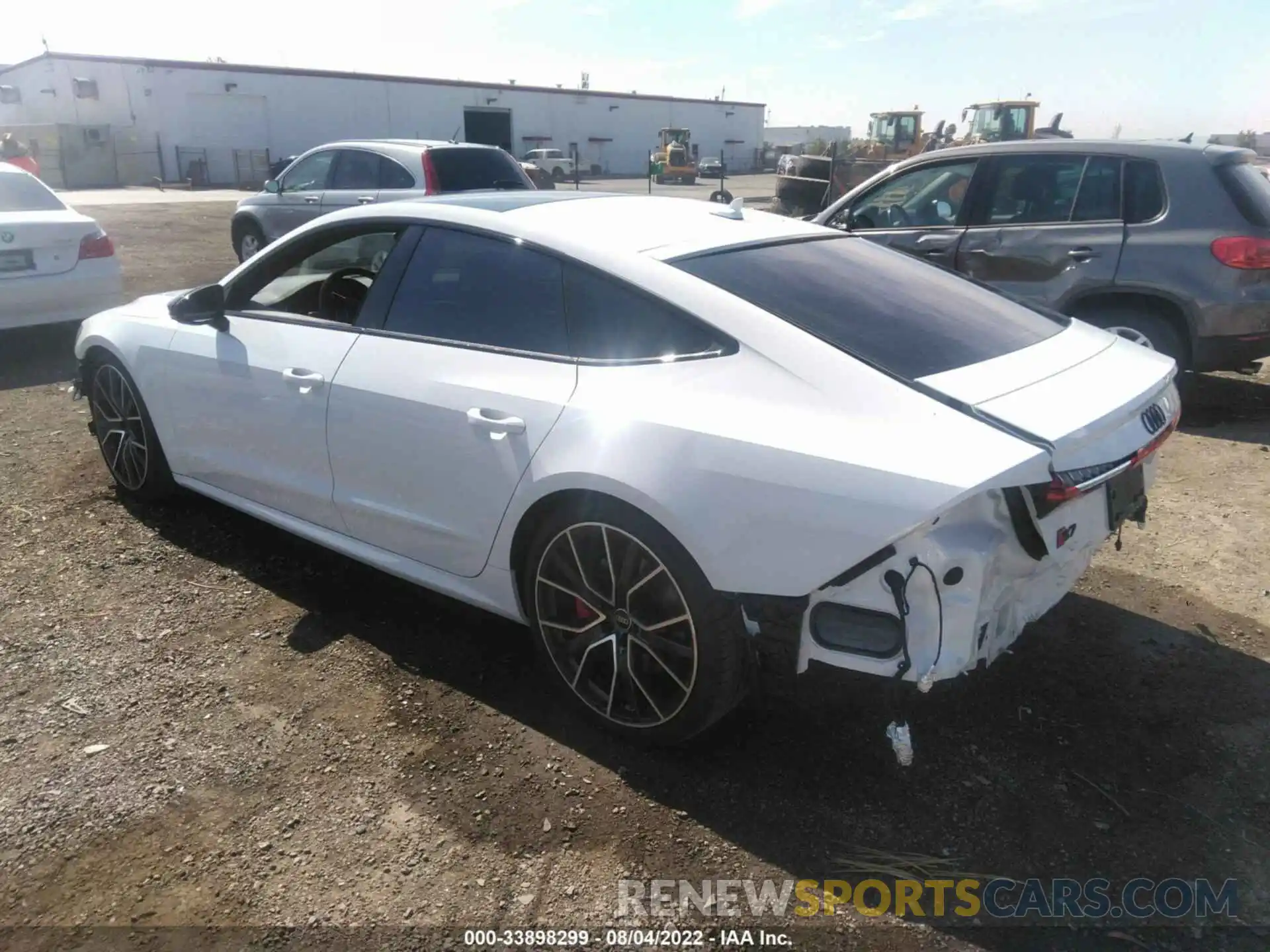 3 Photograph of a damaged car WAUSFBF26NN029974 AUDI S7 2022