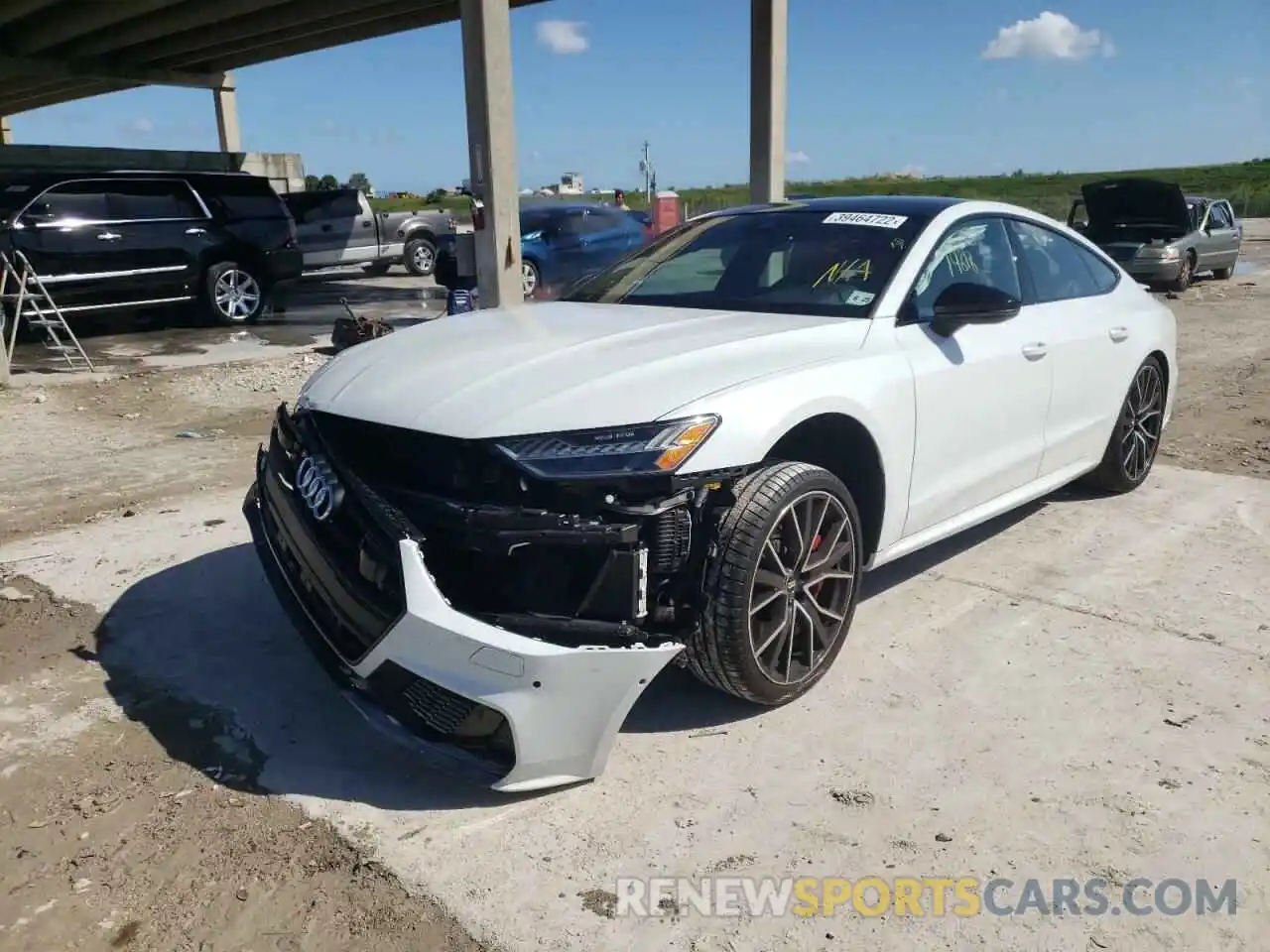 2 Photograph of a damaged car WAUPFAF26LN062583 AUDI S7/RS7 2020