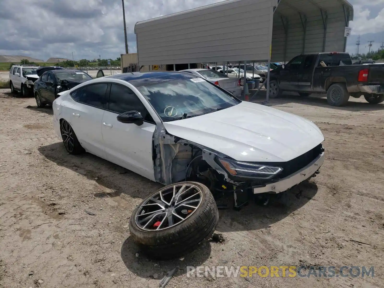 1 Photograph of a damaged car WAUSFAF25LN059961 AUDI S7/RS7 2020