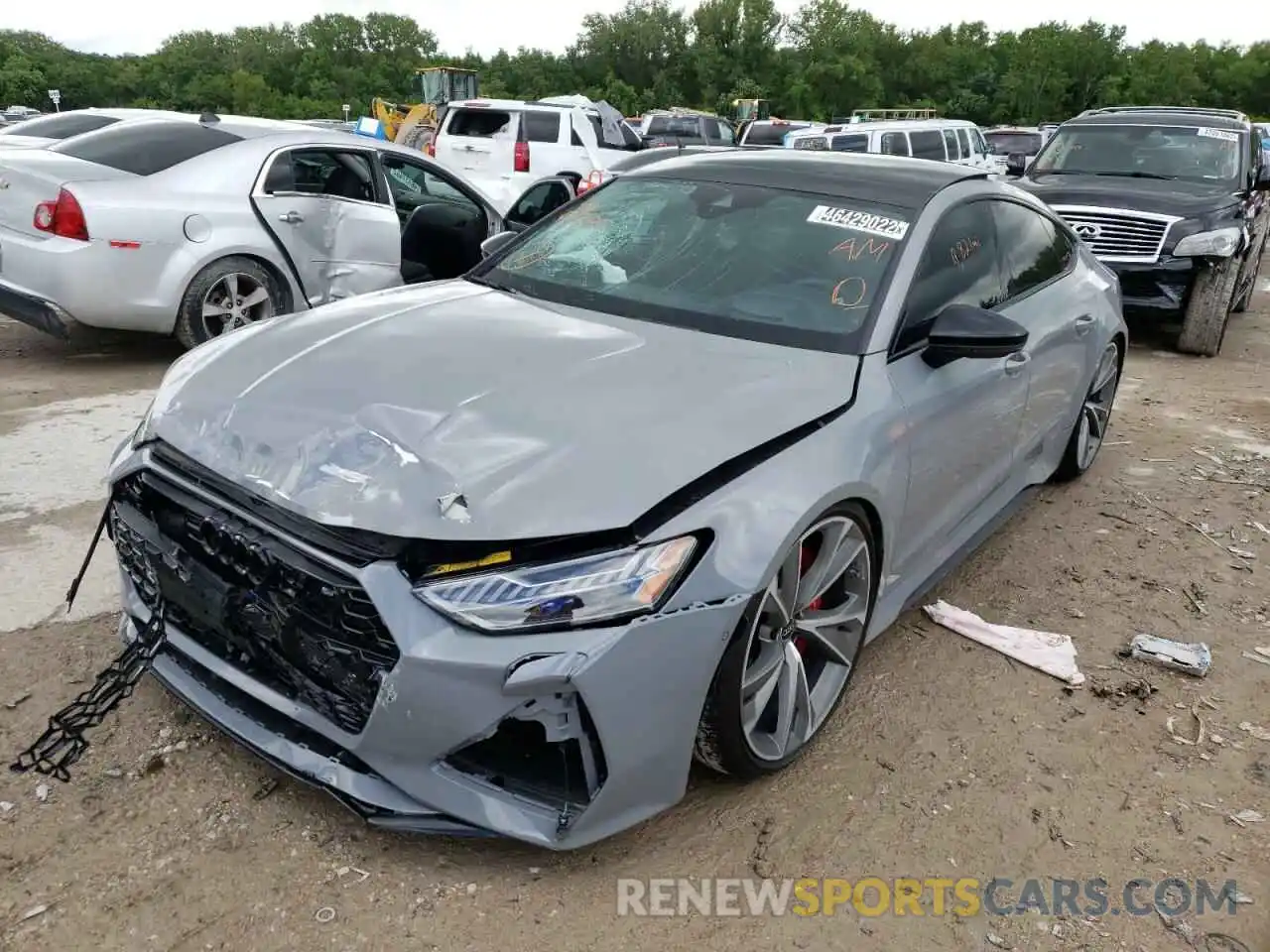 2 Photograph of a damaged car WUAPCBF21MN907250 AUDI S7/RS7 2021