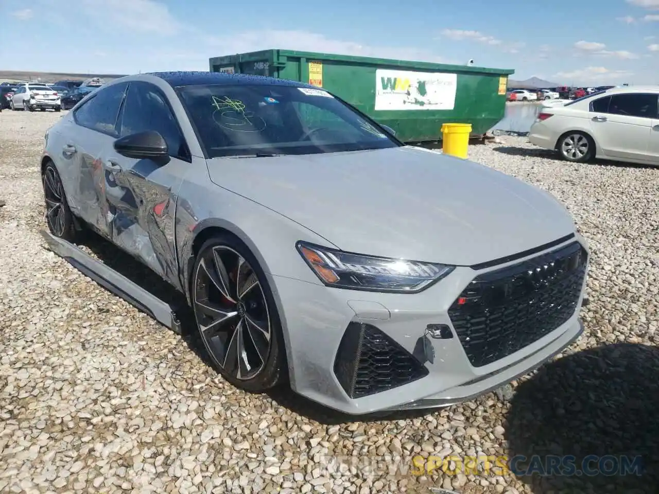 1 Photograph of a damaged car WUAPCBF2XMN904119 AUDI S7/RS7 2021