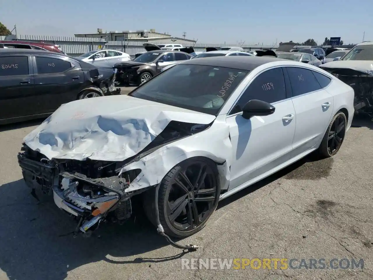 2 Photograph of a damaged car WAUPFBF25NN016607 AUDI S7/RS7 2022