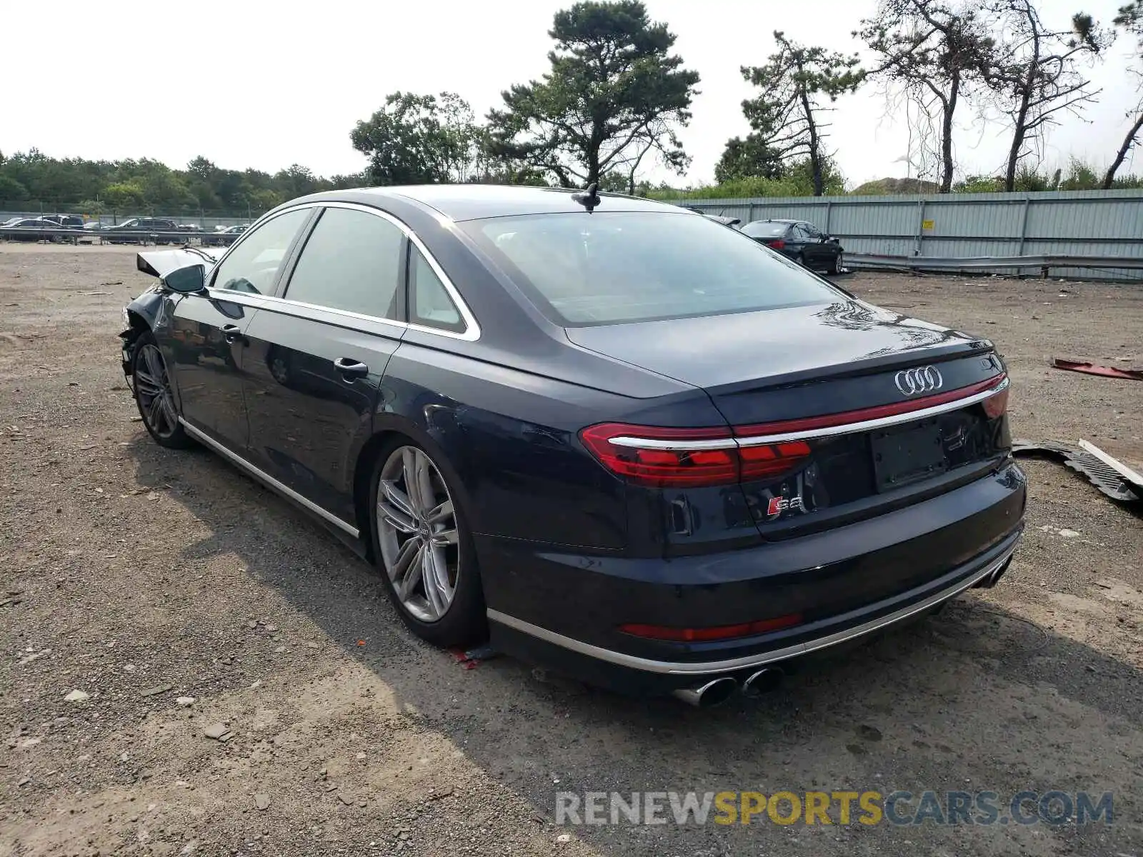 3 Photograph of a damaged car WAU8SAF81LN002246 AUDI S8 2020