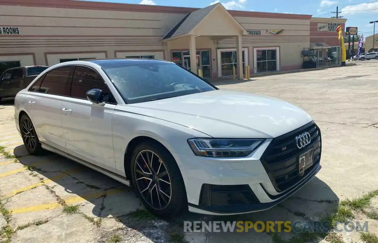 1 Photograph of a damaged car WAU8SAF88LN003488 AUDI S8 2020